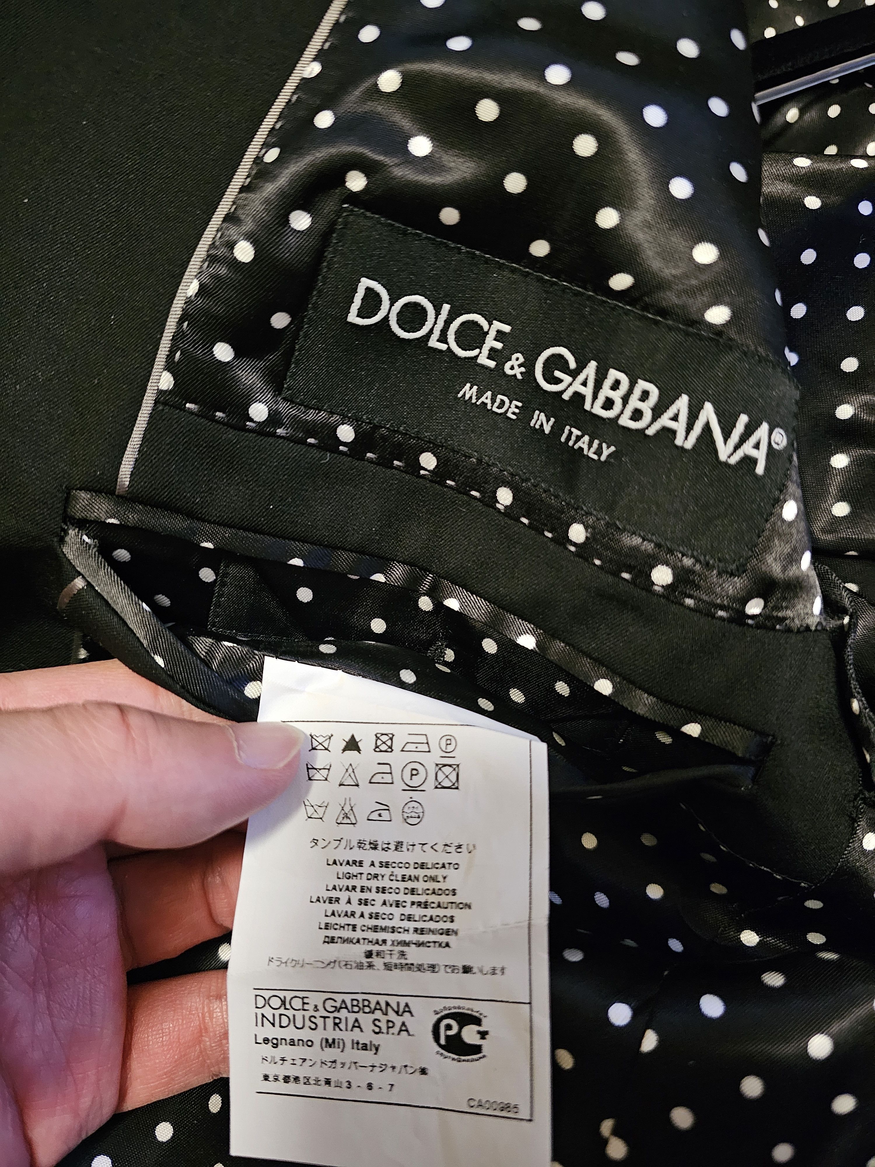 Dolce & Gabbana Dolce & Gabbana Wool Suit Blazers Jacket Size 52 Size 52R - 6 Thumbnail