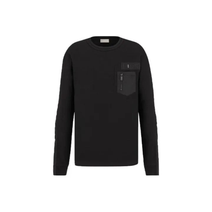 DIOR sacaiブラック クルーネック トレーナー Dior Sacai | Grailed