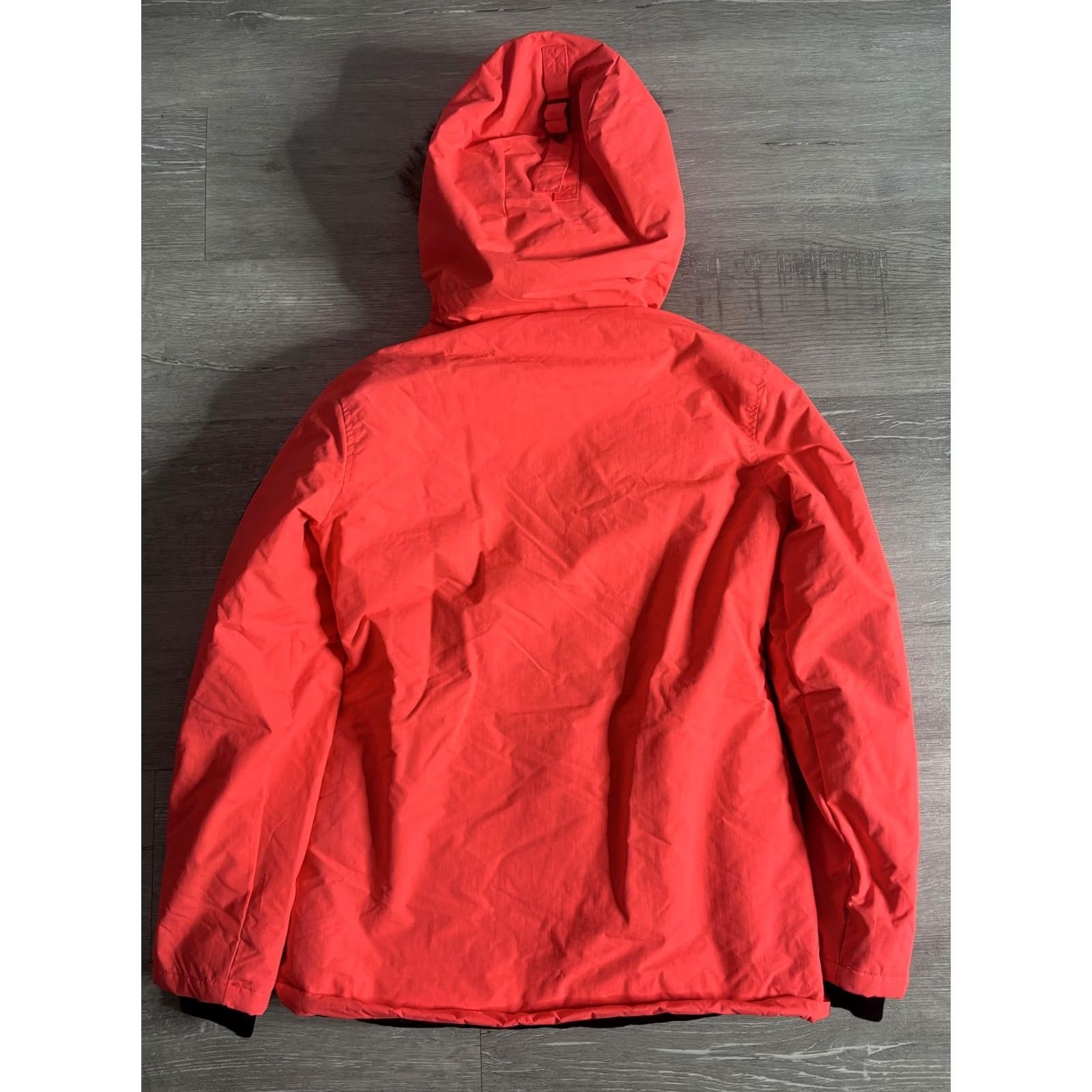 Superdry VINTAGE? No. Superdry Jacket Womens 6 Orange Rescue Coral Hooded Faux Fur Lined Parka Ski Size M / US 6-8 / IT 42-44 - 6 Thumbnail