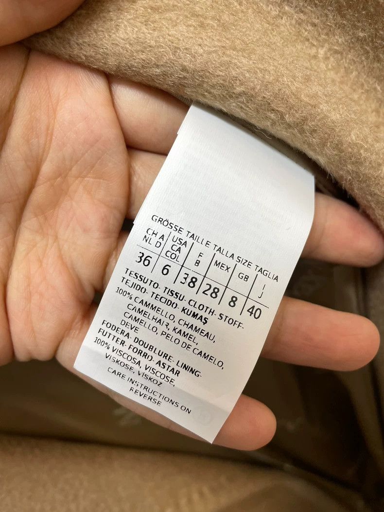 Max Mara Max Mara Brown wool lady's coat Size S / US 4 / IT 40 - 4 Thumbnail