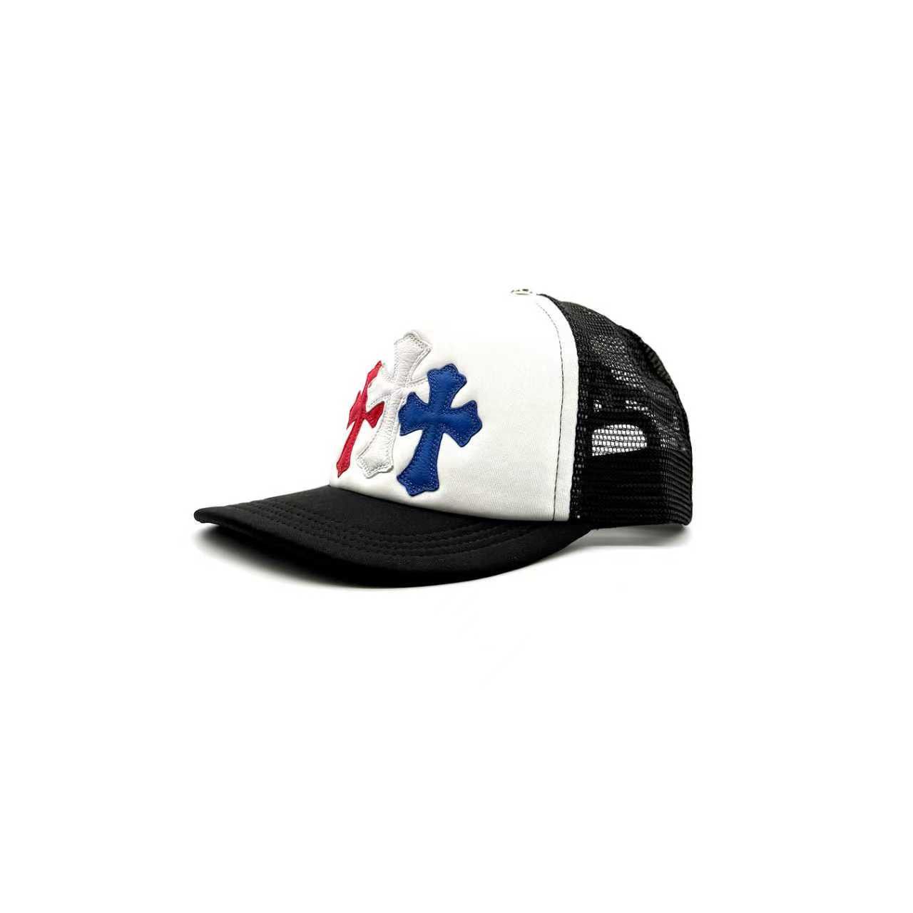 Chrome Hearts Chrome Hearts Multi Triple Leather Cross Trucker Cap Size ONE SIZE - 2 Thumbnail