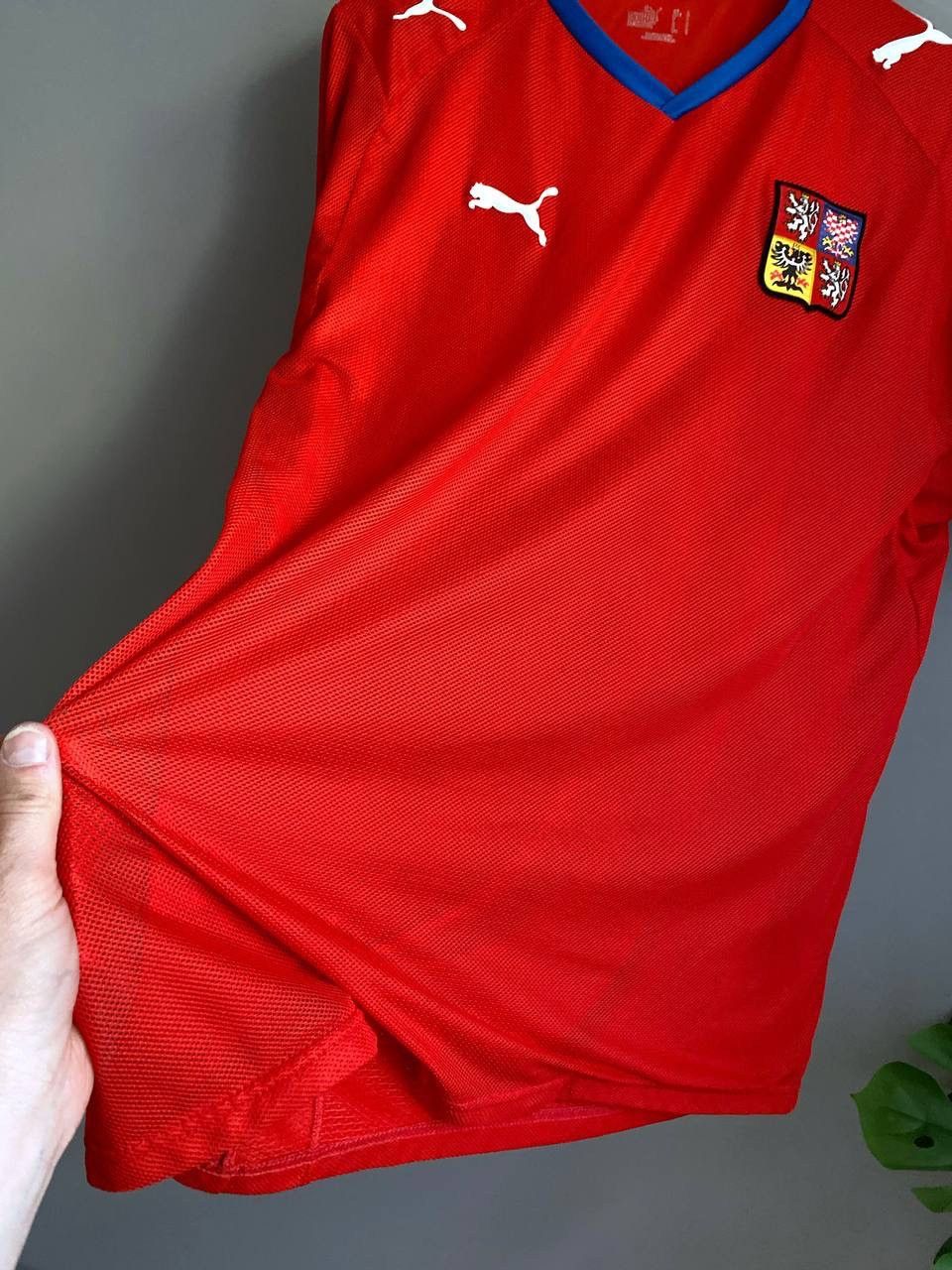 Puma Czech Republic National Team 2008/09 Home Soccer Jersey XL Size US XL / EU 56 / 4 - 9 Thumbnail