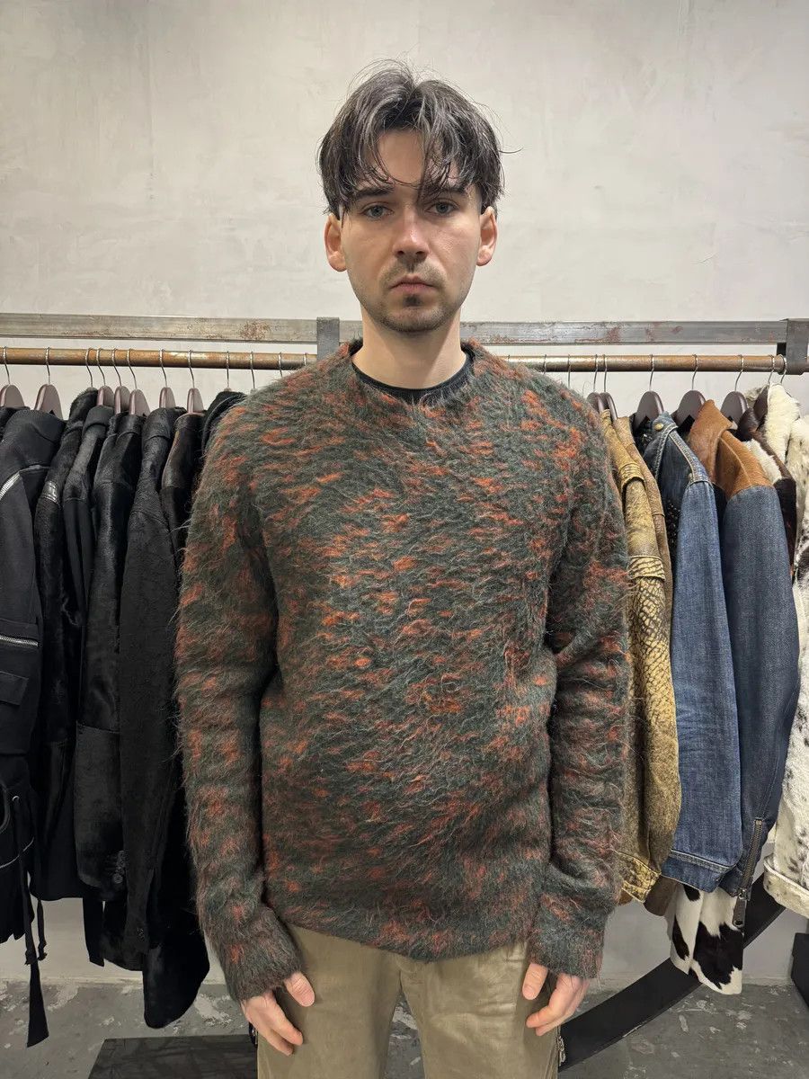 Acne Studios AW2021 Acne Studios Brushed Jacquard Mohair Crew Knit Size US L / EU 52-54 / 3 - 3 Thumbnail
