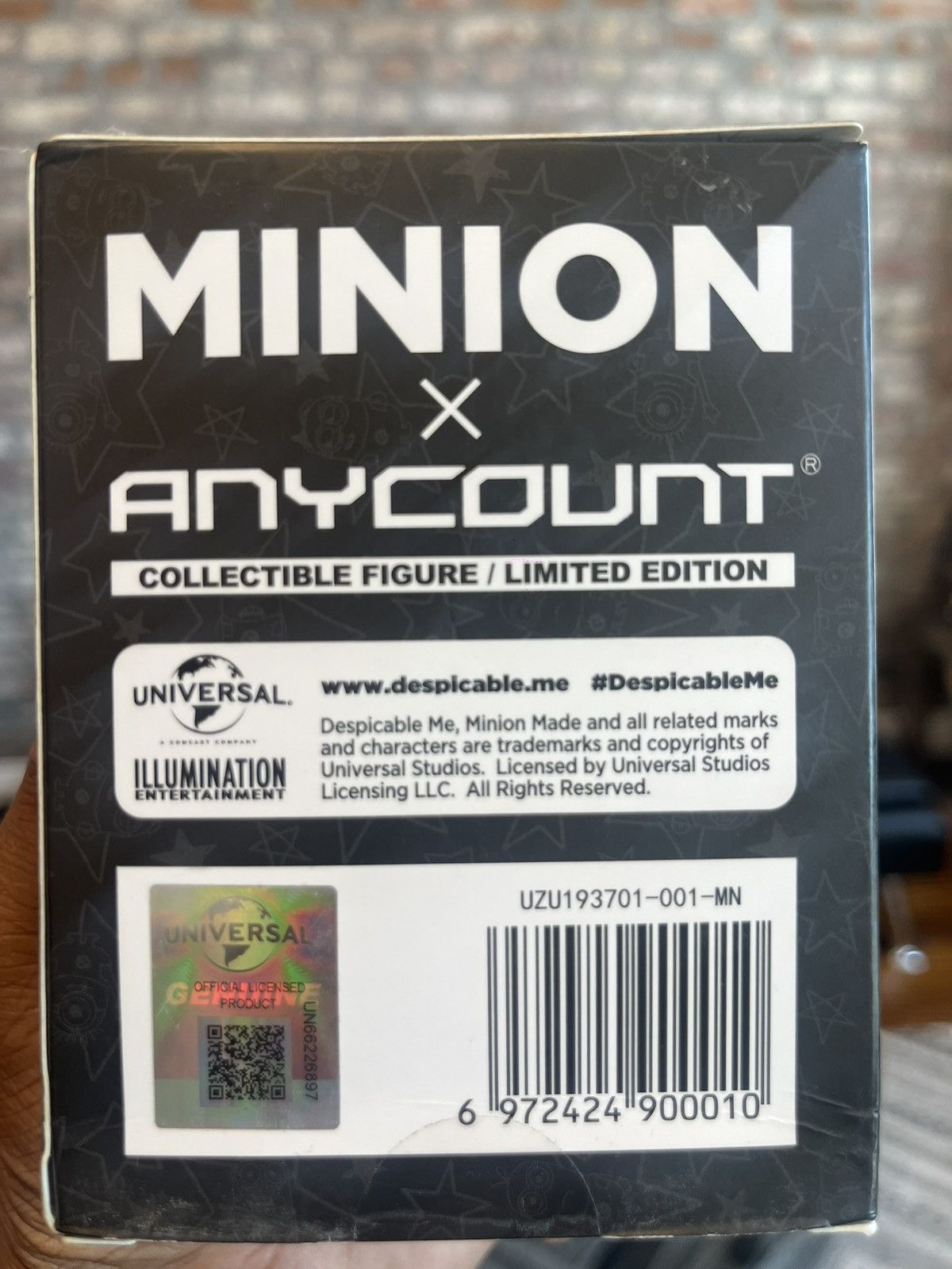 Universal Studios Minion x Anycount Collectible Figure Limited Edition Collab Size ONE SIZE - 4 Thumbnail