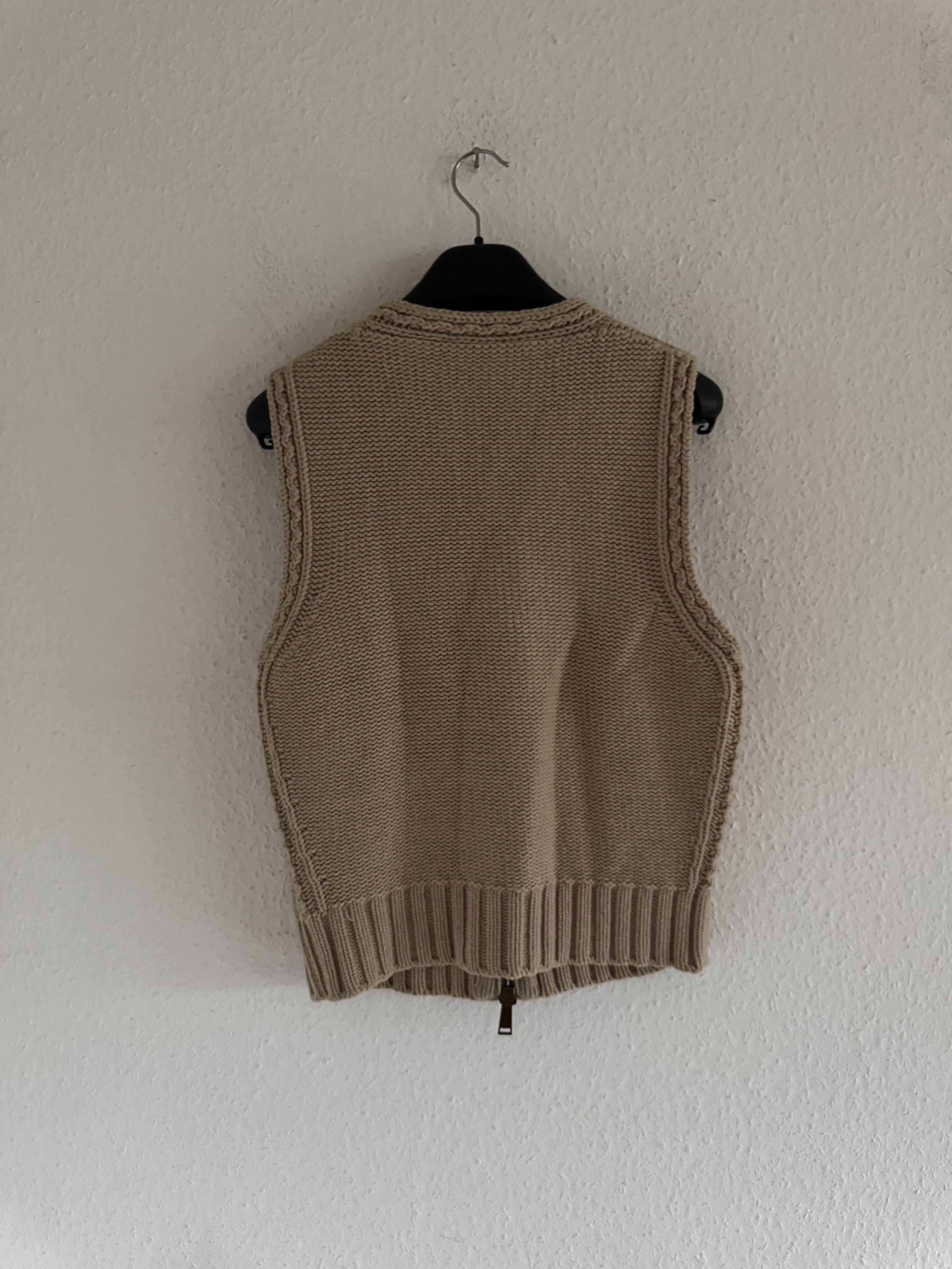 Dsquared2 FW06 Leather Toggle Knit Vest Size US M / EU 48-50 / 2 - 8 Thumbnail