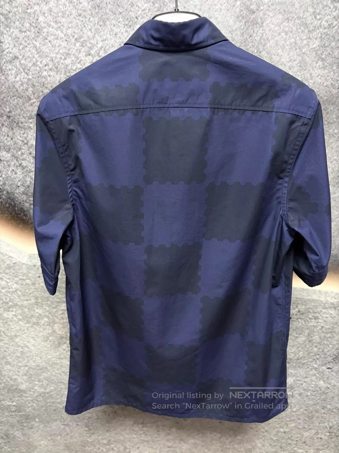 Louis Vuitton Blue Short Sleeve Button-Up Shirt. Size US XS / EU 42 / 0 - 2 Thumbnail
