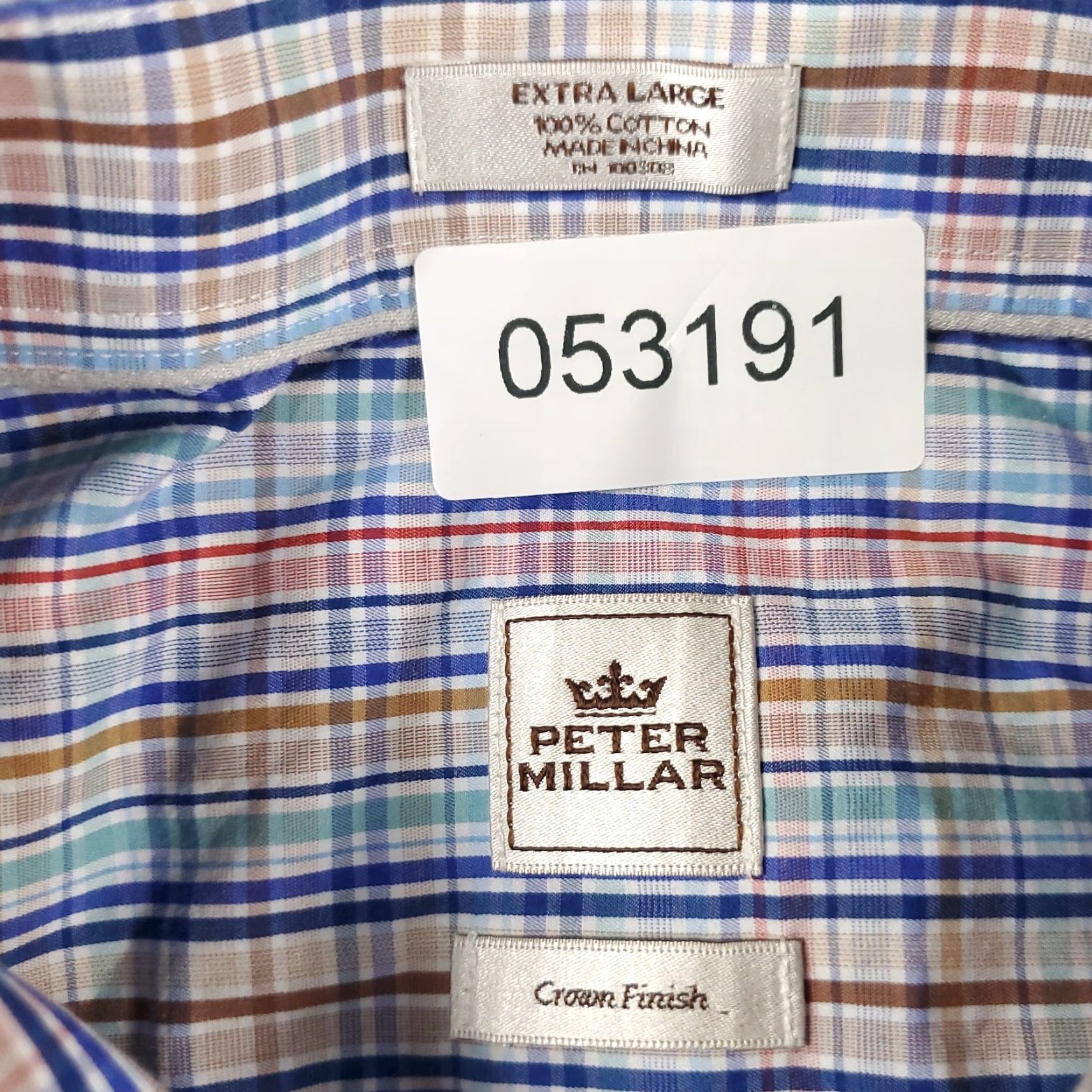 Ralph Lauren Ralph Lauren Polo Shirt Mens XL Blue Plaid Pony Short Sleeve Classic Preppy Shirt Size US XL / EU 56 / 4 - 6 Thumbnail