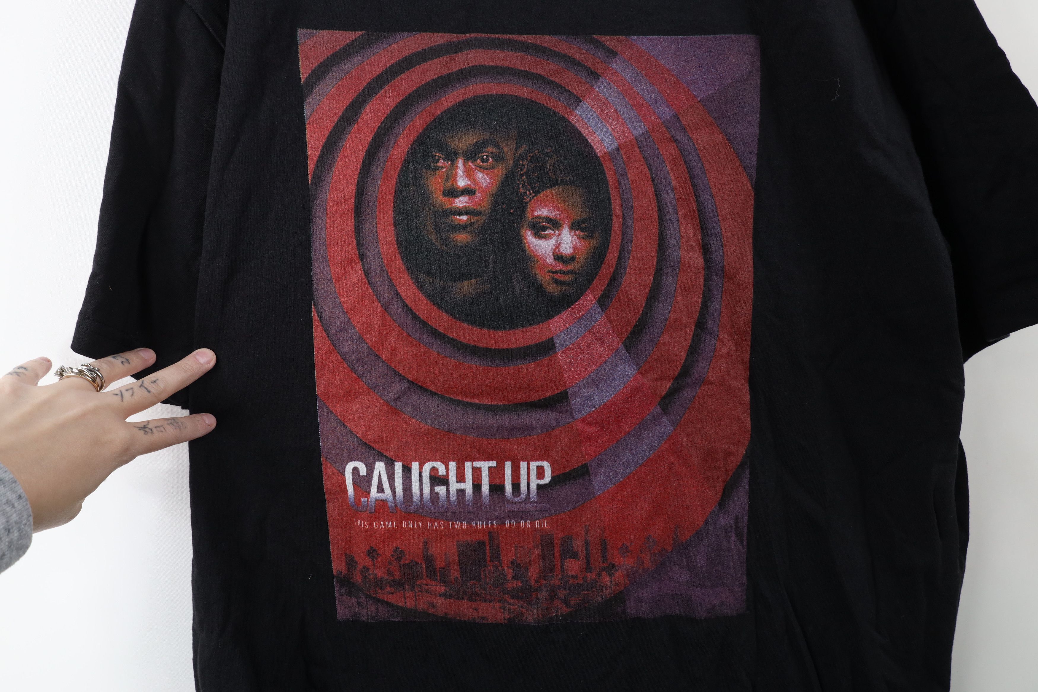 Vintage Vintage 90s Streetwear Caught Up Short Sleeve T-Shirt Snoop Size US XL / EU 56 / 4 - 4 Thumbnail
