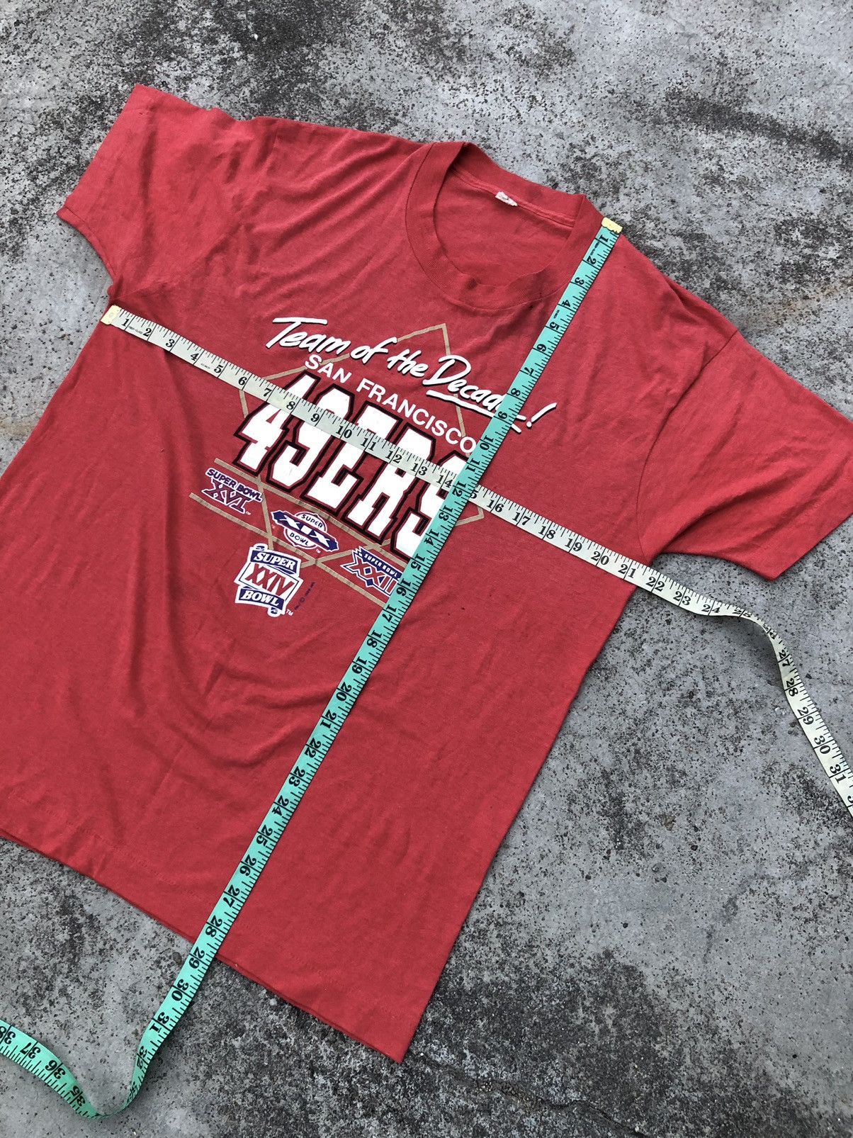 NFL VINTAGE 80s 49ERS SAN FRANCISCO Size US XL / EU 56 / 4 - 7 Thumbnail