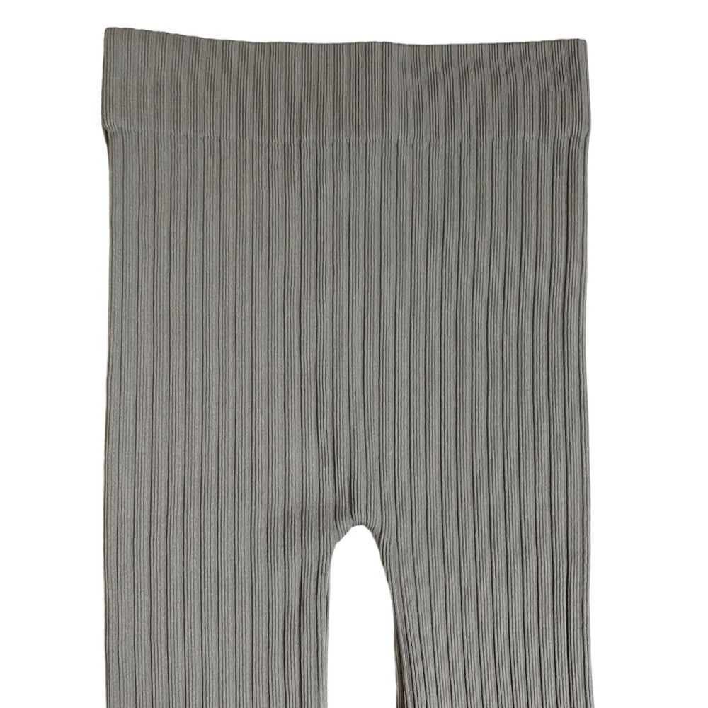 Zara NWT New ZARA Grey Seamless Ribbed Leggings Size M/L Size 34" / US 12 / IT 48 - 4 Thumbnail