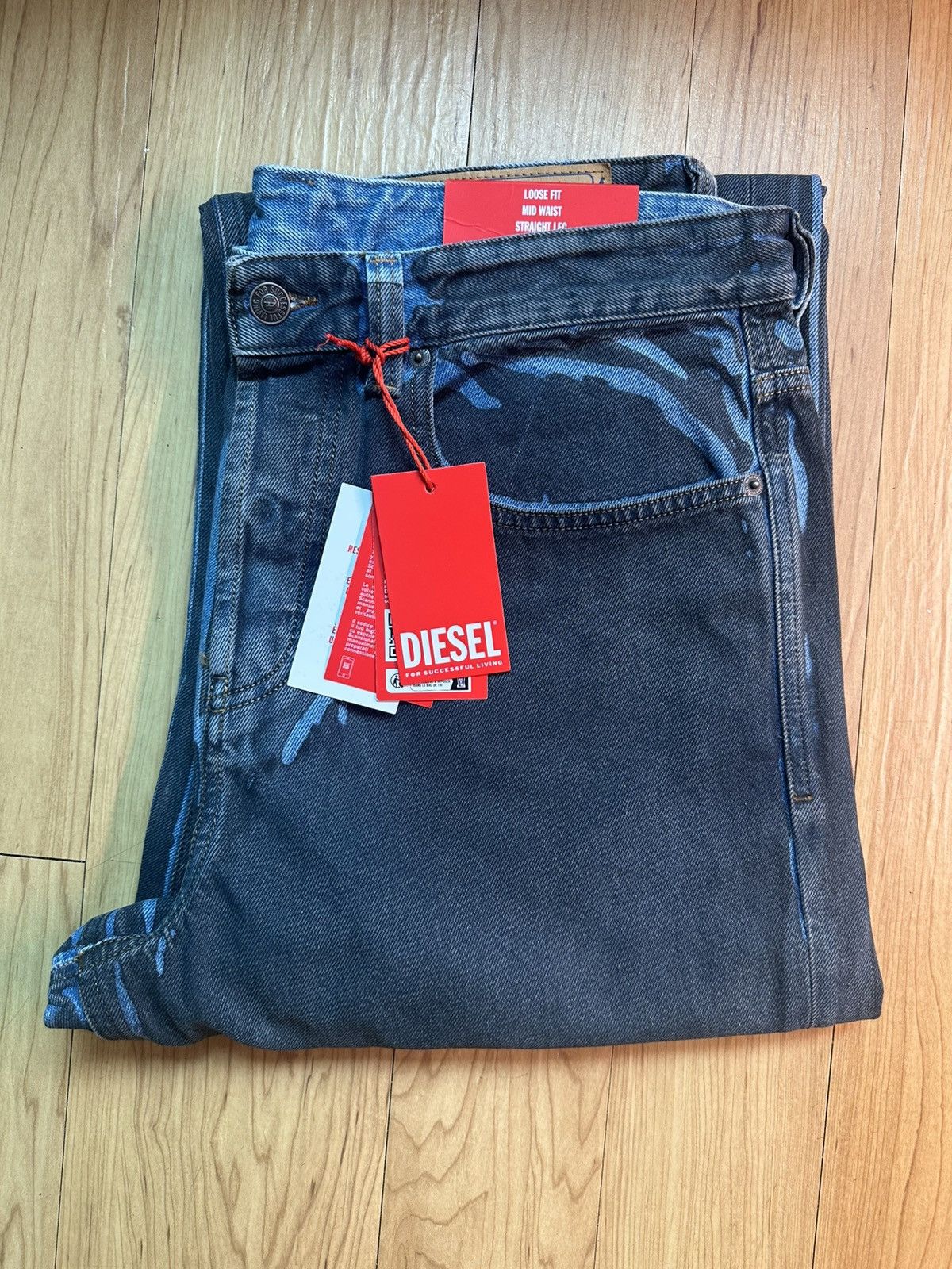 Diesel New Baggy Diesel Denim Size US 32 / EU 48 - 2 Thumbnail