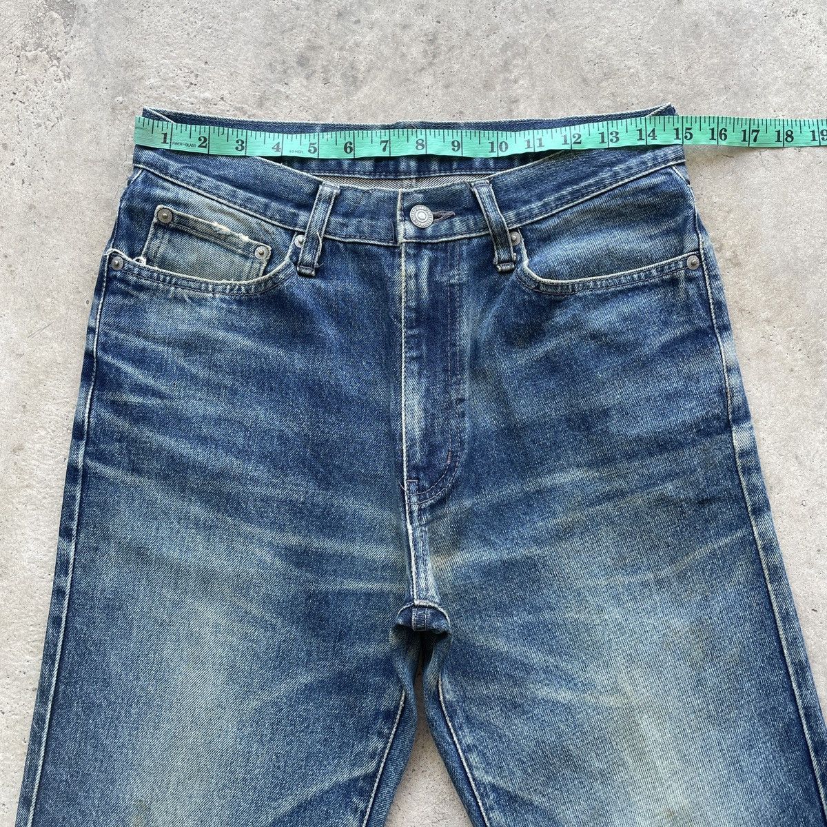 Japanese Brand W30💥 Vintage Japanese Faded Distressed Jeans Denim Pants Size US 30 / EU 46 - 5 Thumbnail