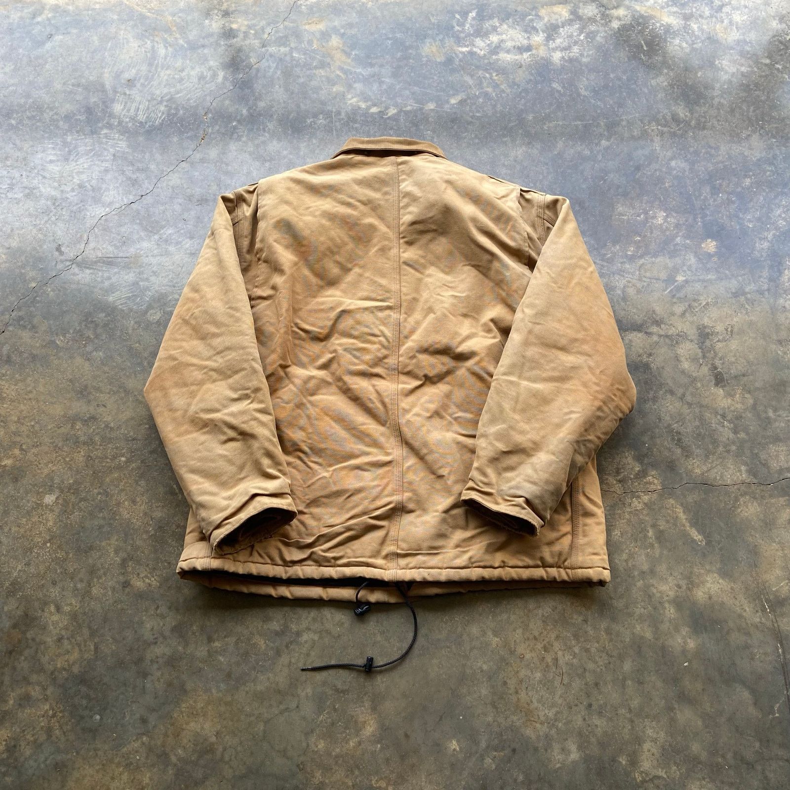 Carhartt Vintage 90s USA Made Carhartt Tan Chore Coat XXL Size US XXL / EU 58 / 5 - 5 Thumbnail