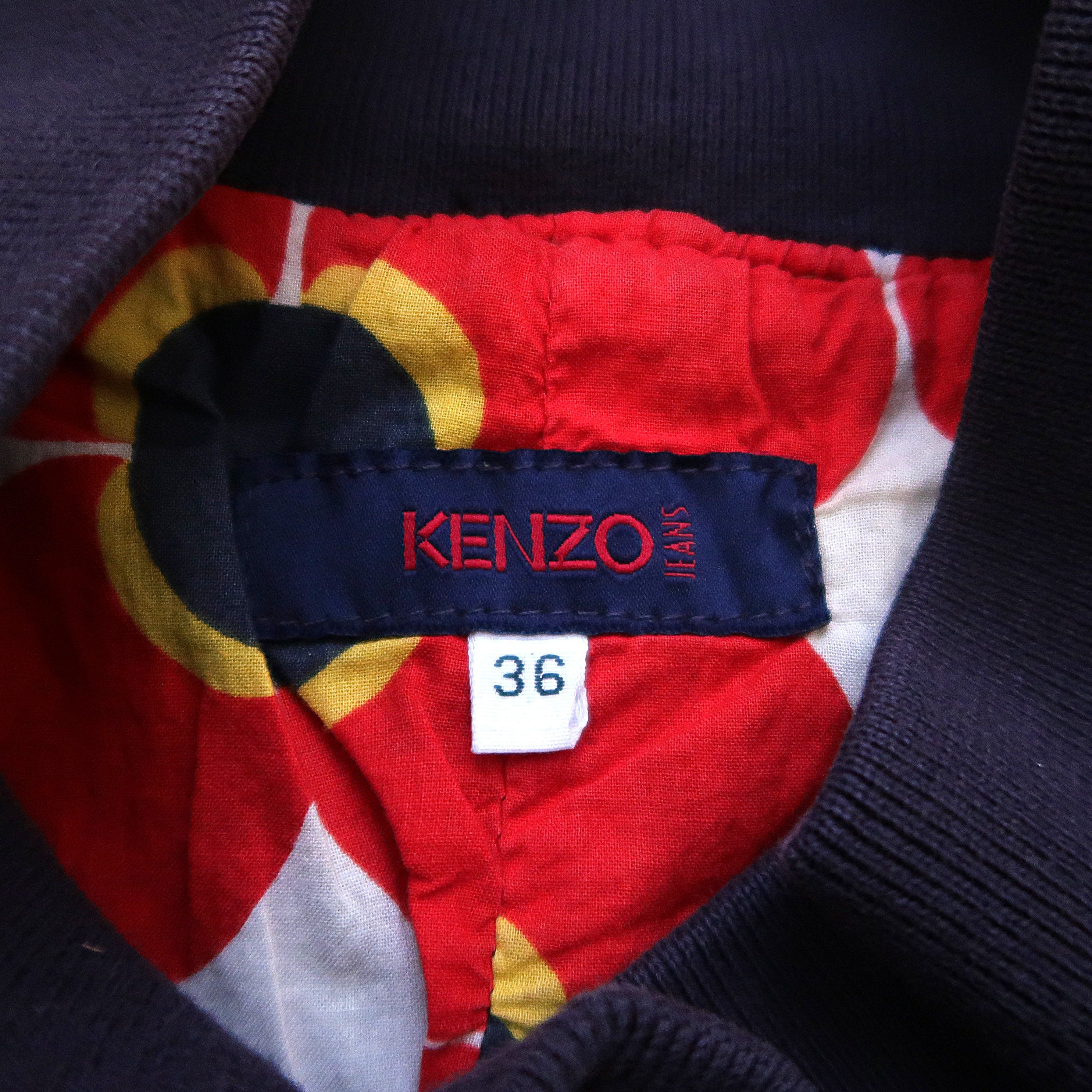 Kenzo 90s Kenzo Jeans Asymmetric Denim Boxy Jacket Size S / US 4 / IT 40 - 4 Thumbnail