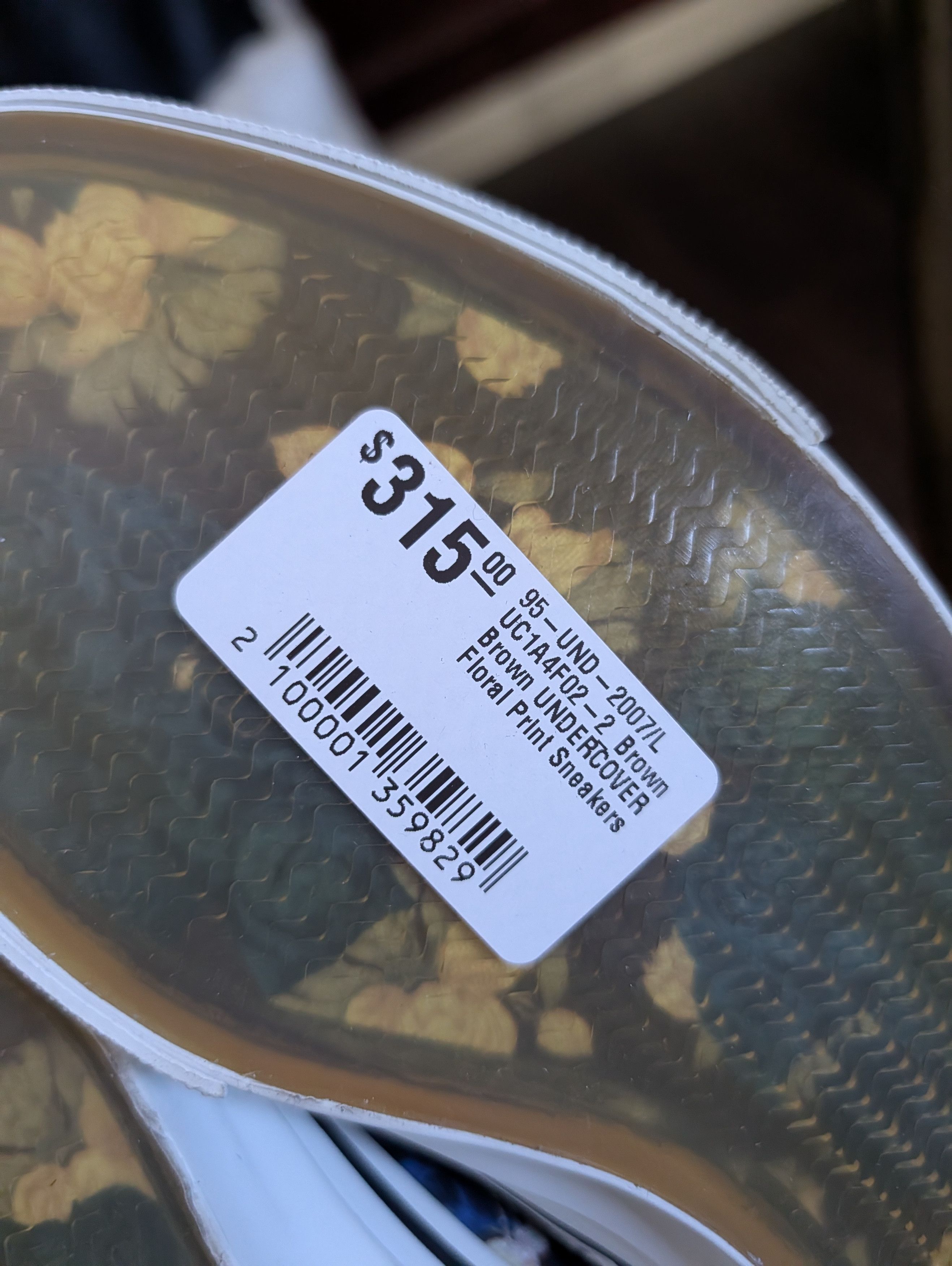 Undercover NEW IN BOX Blue floral low top mainline sneakers sz L Size US 8.5 / EU 41-42 - 7 Thumbnail