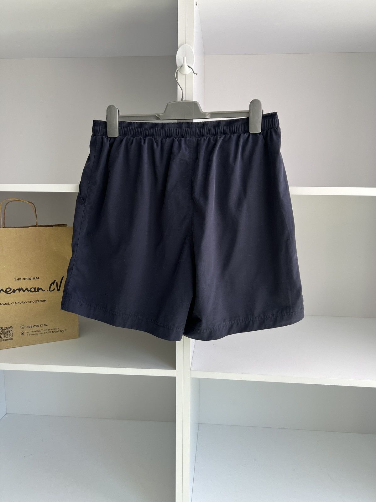 Adidas × Vintage Vintage Adidas Navy Shorts 90s style Size US 34 / EU 50 - 9 Thumbnail