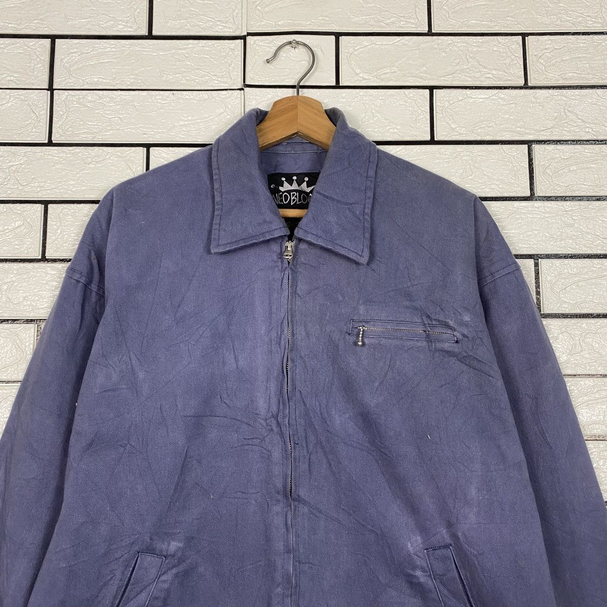 Japanese Brand 📌Vintage Zipper Bomber Jacket Neo Blood Issey Miyake Size US M / EU 48-50 / 2 - 4 Thumbnail
