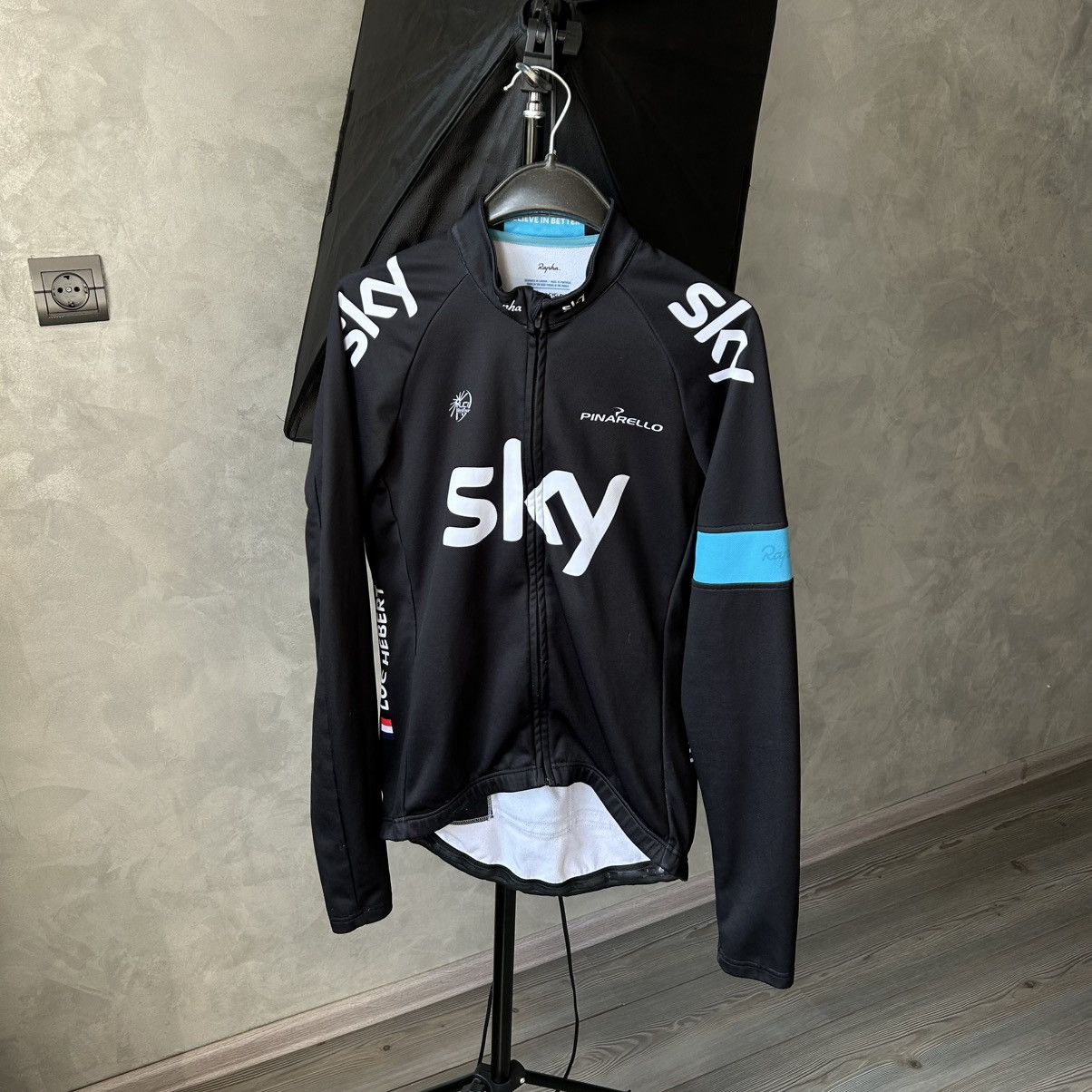 Rapha Rapha Sky Team Long Sleeve Zip Cycle Jersey L Size US L / EU 52-54 / 3 - 11 Thumbnail