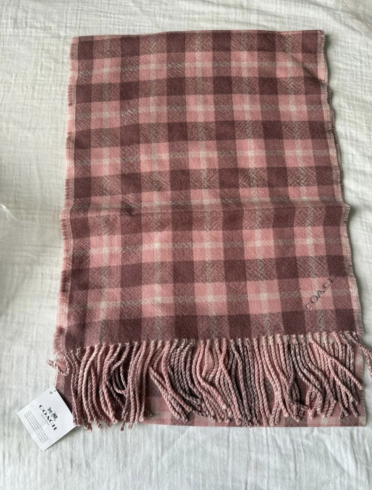 Coach Coach pink scarf double side Size ONE SIZE - 4 Thumbnail