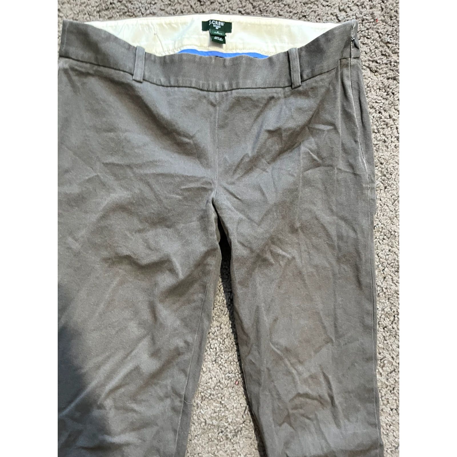 J.Crew J. Crew City Fit 6 Grayish Women Pants 3/4 Style Skinny Cut Style 28637 Size 28" / US 6 / IT 42 - 2 Thumbnail