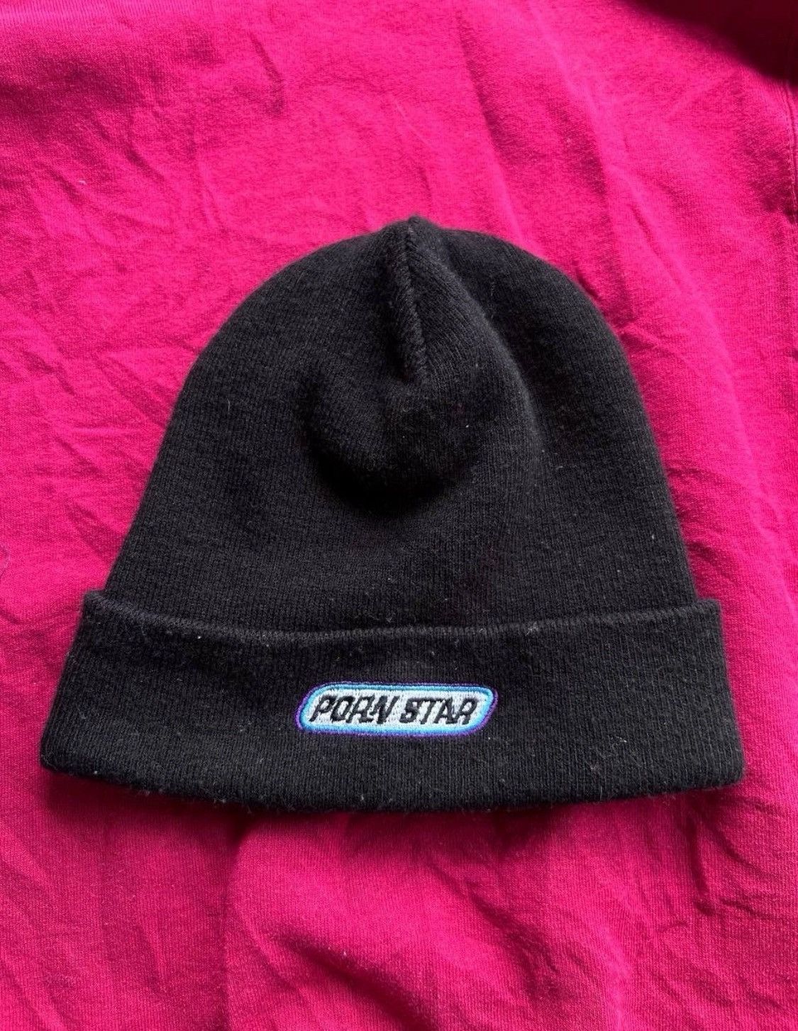 Girl Skateboards Rare Porn Star Beanie Hat black vintage 90s-00s USA SKATE Size ONE SIZE - 1 Thumbnail