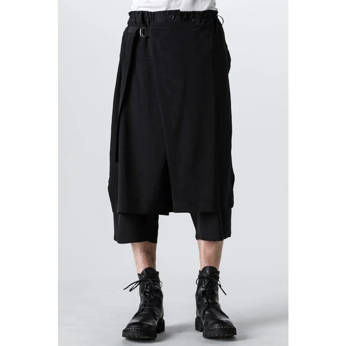 Yohji Yamamoto Size 2 Yohji Yamamoto Pour Homme Wool Gabardine Wrap Pants Size US 36 / EU 52 - 8 Thumbnail