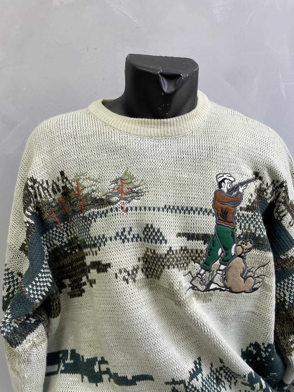Lacoste Lacoste chemise style over print sweater y2k Size US L / EU 52-54 / 3 - 3 Thumbnail