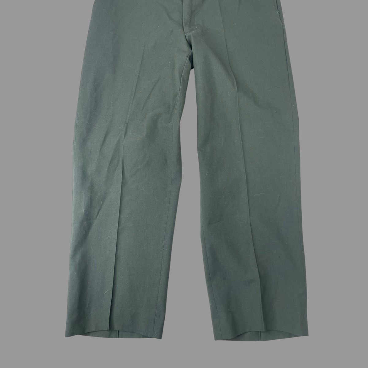 Vintage Vintage military pleated wool trousers Size US 32 / EU 48 - 4 Thumbnail