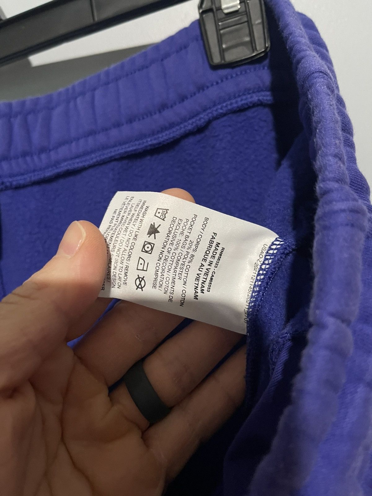 Jordan Brand Jordan Sweatpants Men’s Sz XXL Purple Blue Fleece Drawstring Size US 40 / EU 56 - 8 Thumbnail