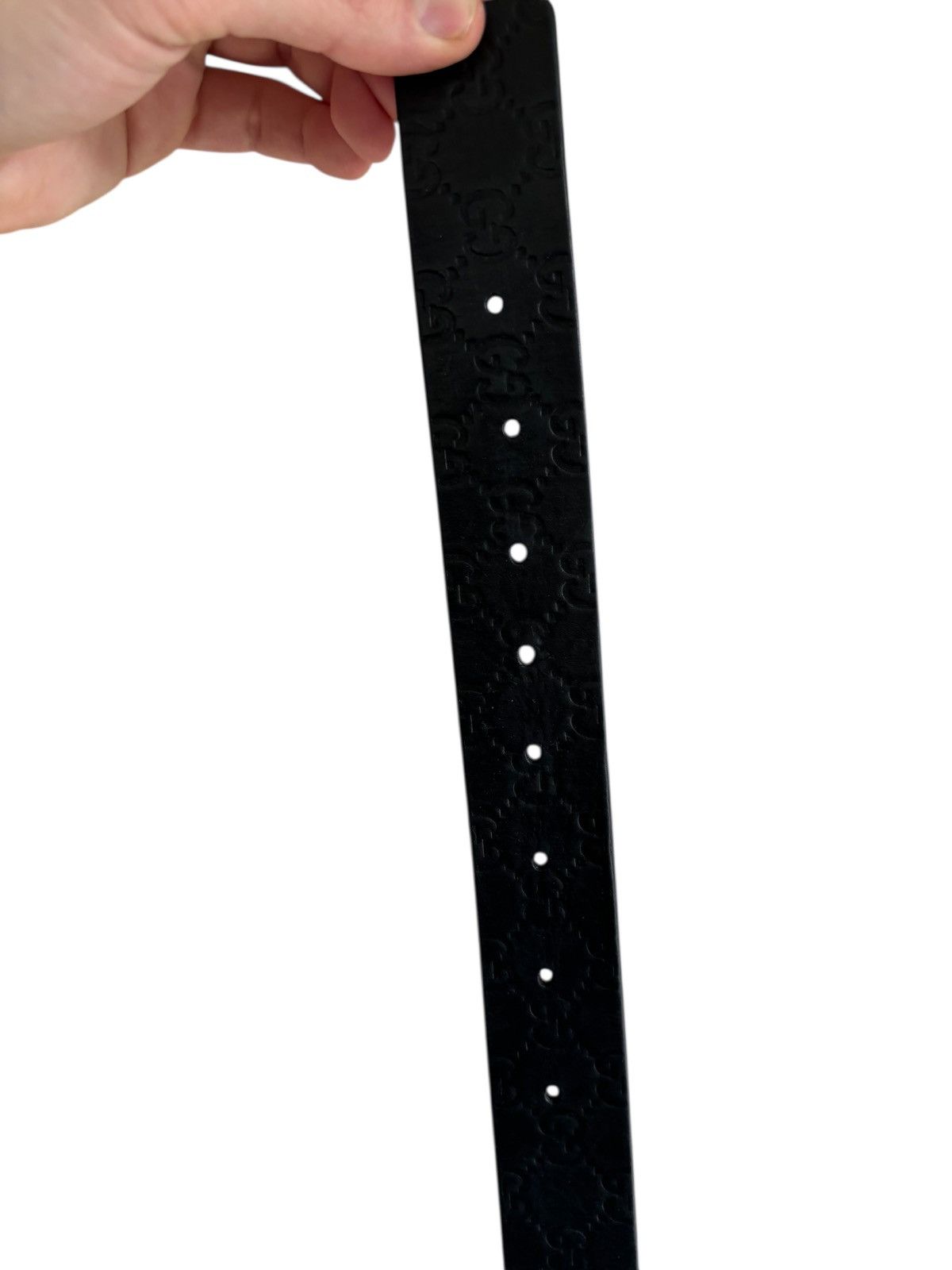 Gucci Gucci GG Monogram leather belt Size 36 - 6 Thumbnail