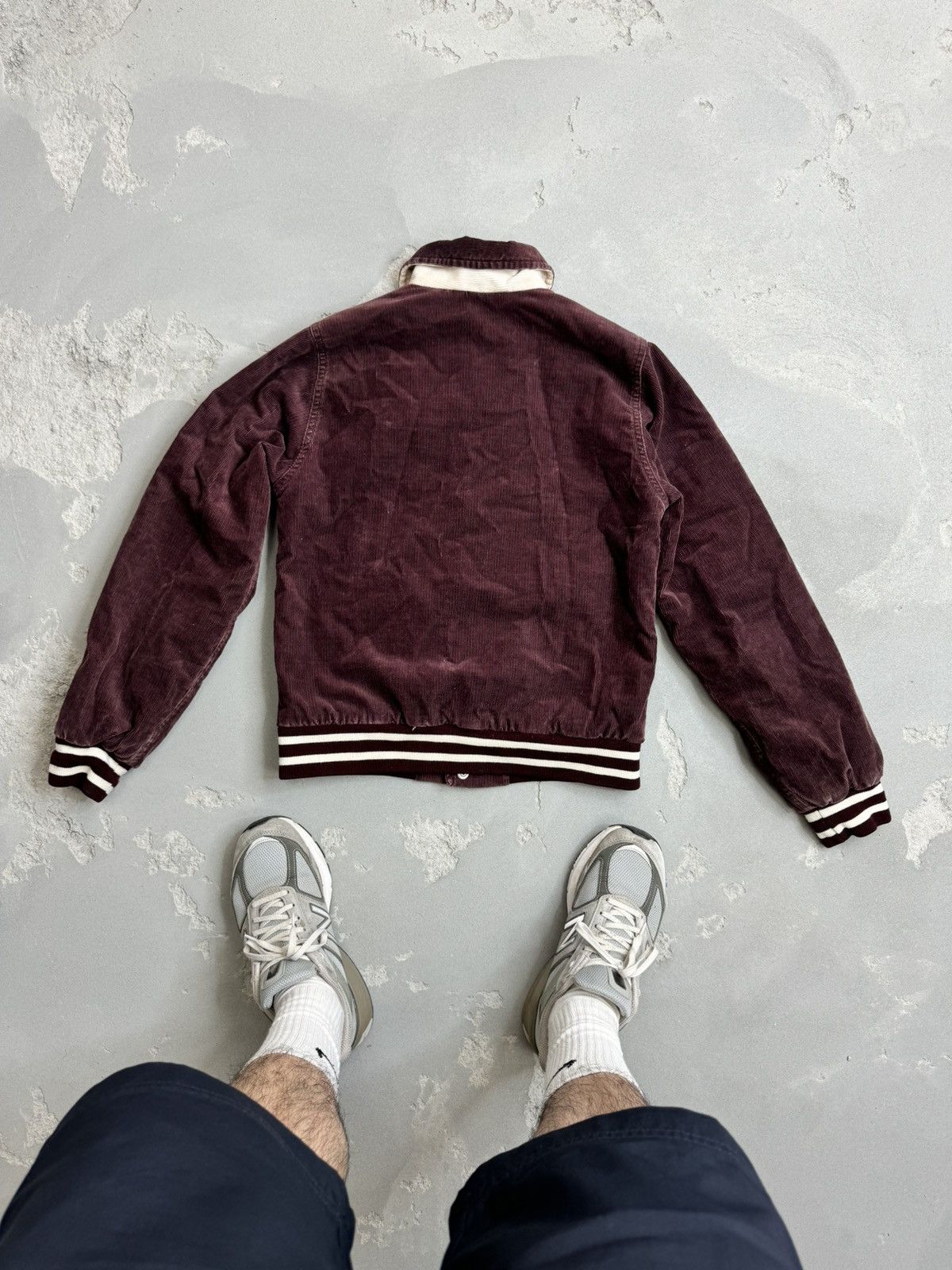 Carhartt Carhartt FW 2010 Logo Corduroy Velvet Varsity Bomber Jacket Size US S / EU 44-46 / 1 - 2 Thumbnail