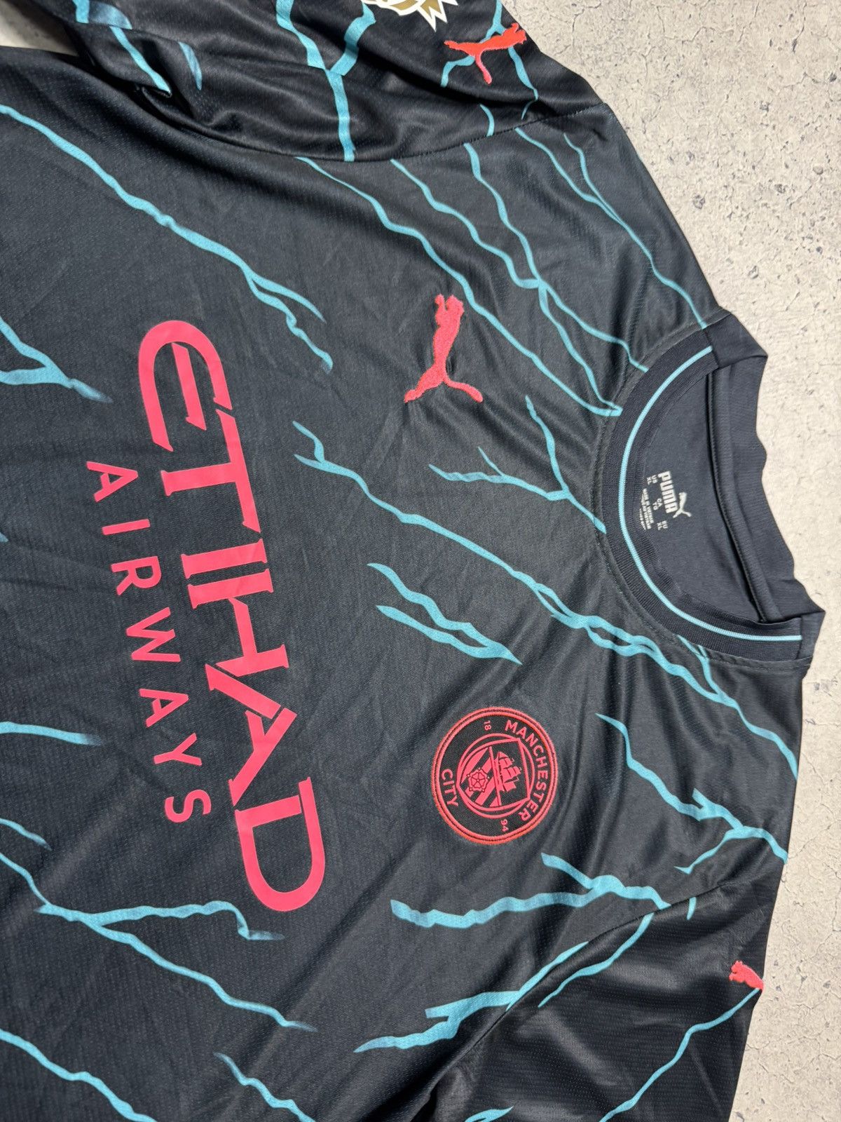 Puma Puma FC Manchester City 2023/2024 Soccer Jersey Football Size US XL / EU 56 / 4 - 5 Thumbnail