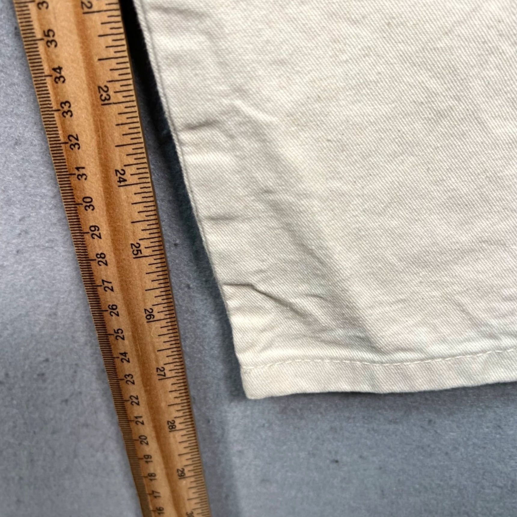 Dickies Dickies Mens Size 32 x 30 Ivory White Carpenter Double Knee Pants 100% Cotton Size US 32 / EU 48 - 6 Thumbnail