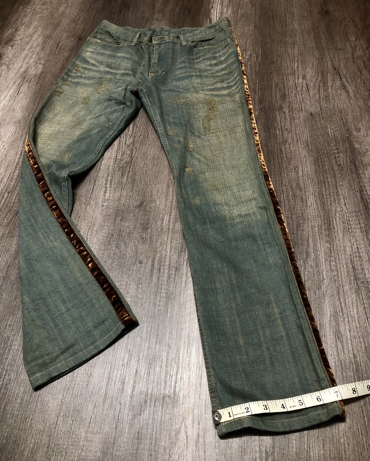 If Six Was Nine × Japanese Brand × Vintage Japanese Brand Traverse Distressed denim Jeans Size 30" / US 8 / IT 44 - 14 Thumbnail