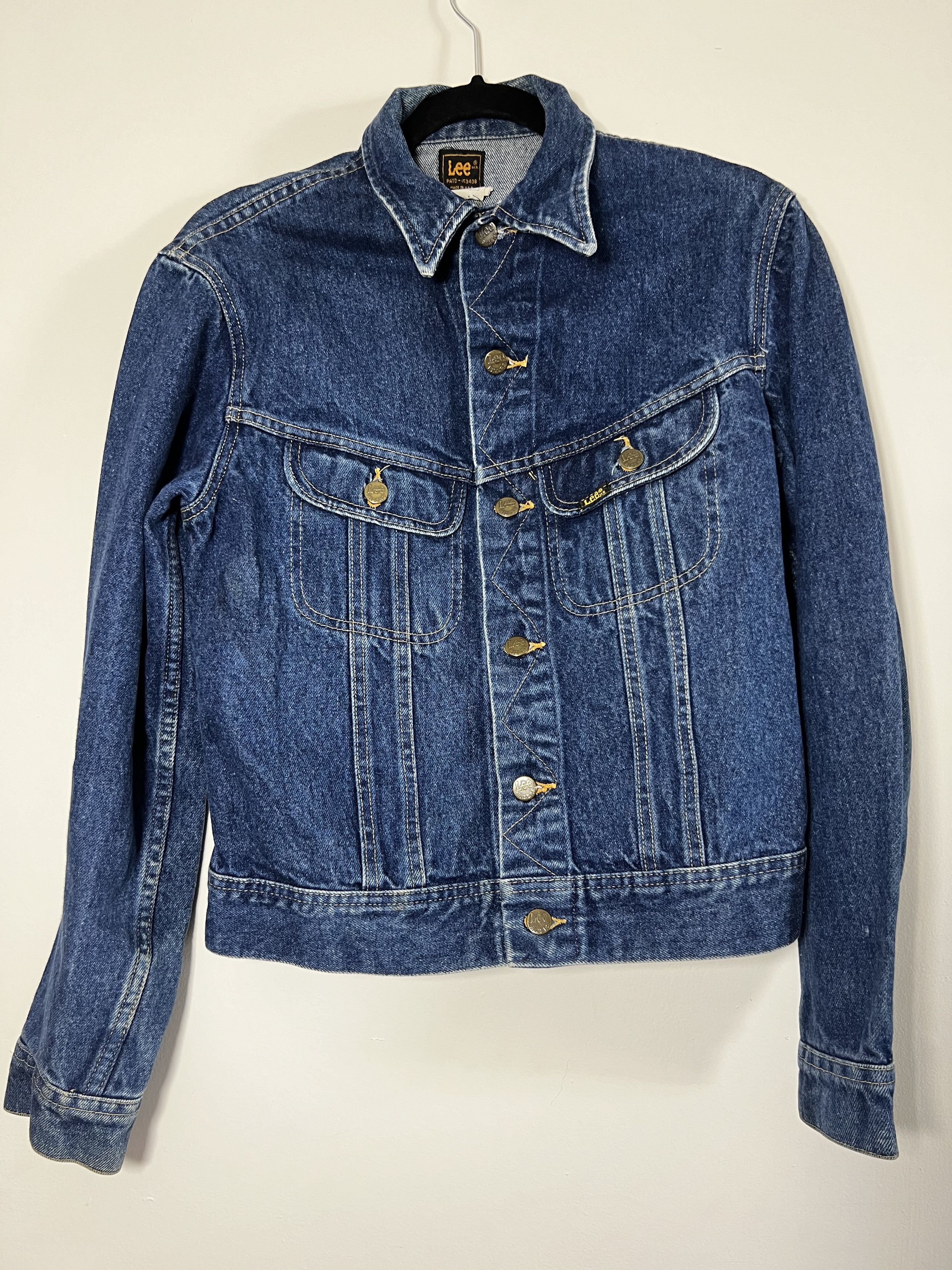 Lee × Vintage Vintage 1980's Lee 2 Pocket Denim Jean Jacket Size US M / EU 48-50 / 2 - 1 Thumbnail