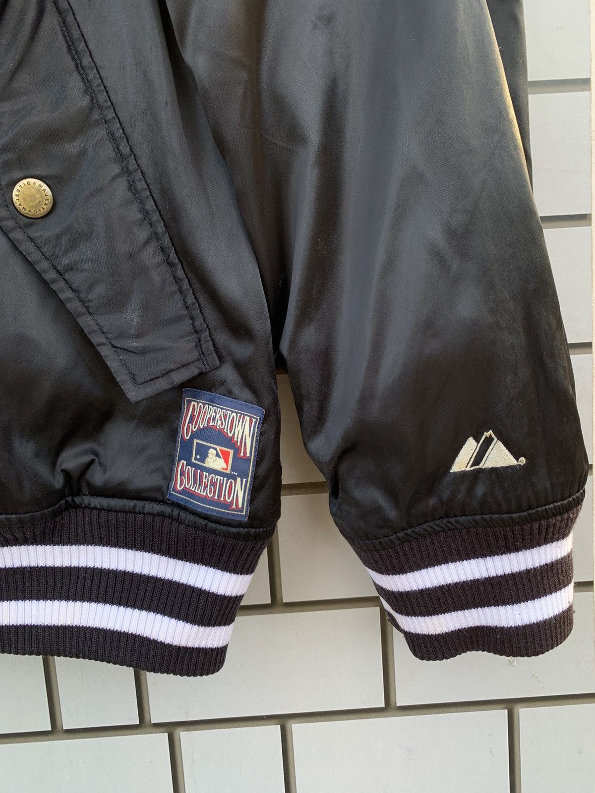 Majestic Vintage MLB SOX Varsity Bomber Jacket Size US XL / EU 56 / 4 - 8 Thumbnail