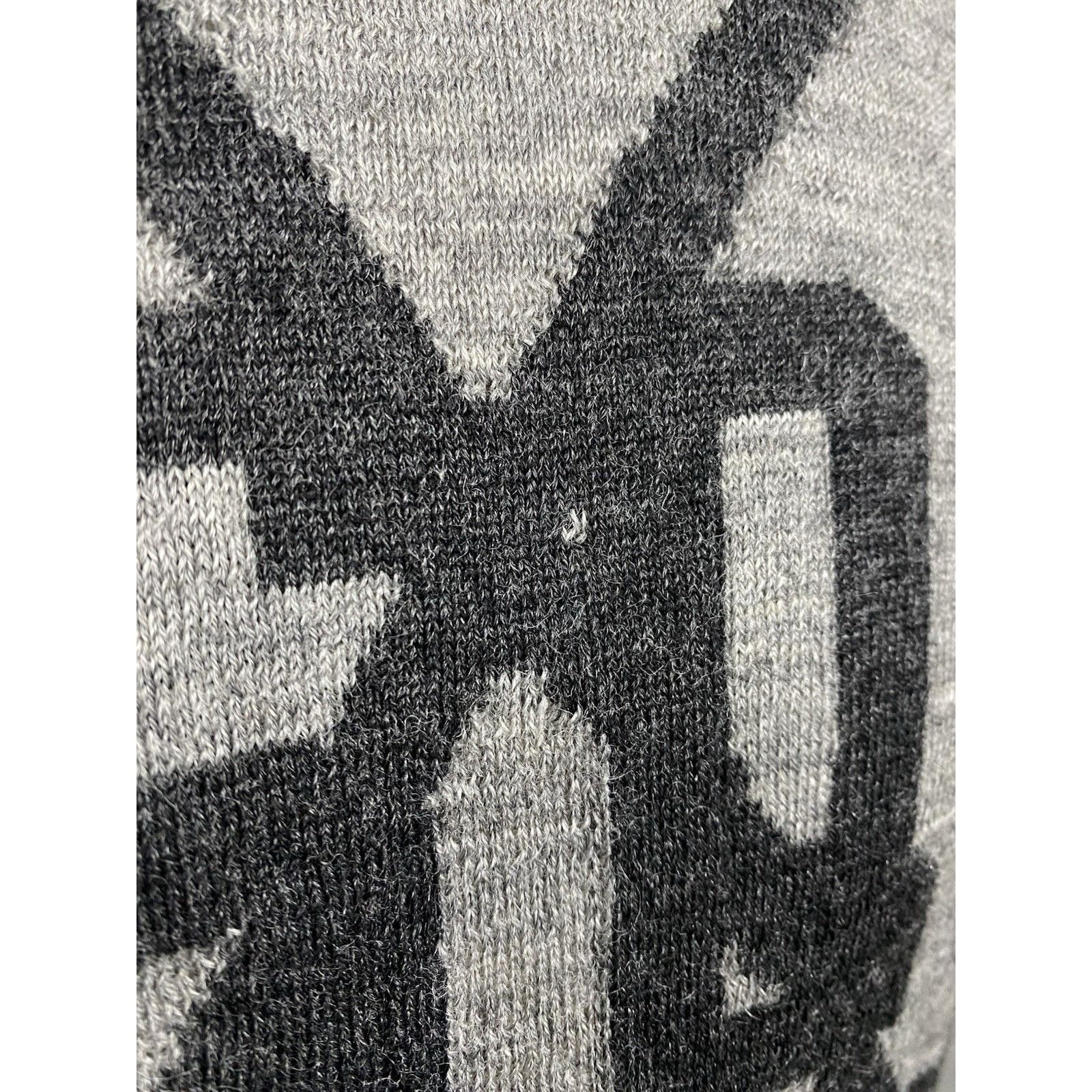 Dsquared2 Dsquared2 Big Logo Men's Gray Crewneck Wool Sweater Size M Size US M / EU 48-50 / 2 - 10 Thumbnail