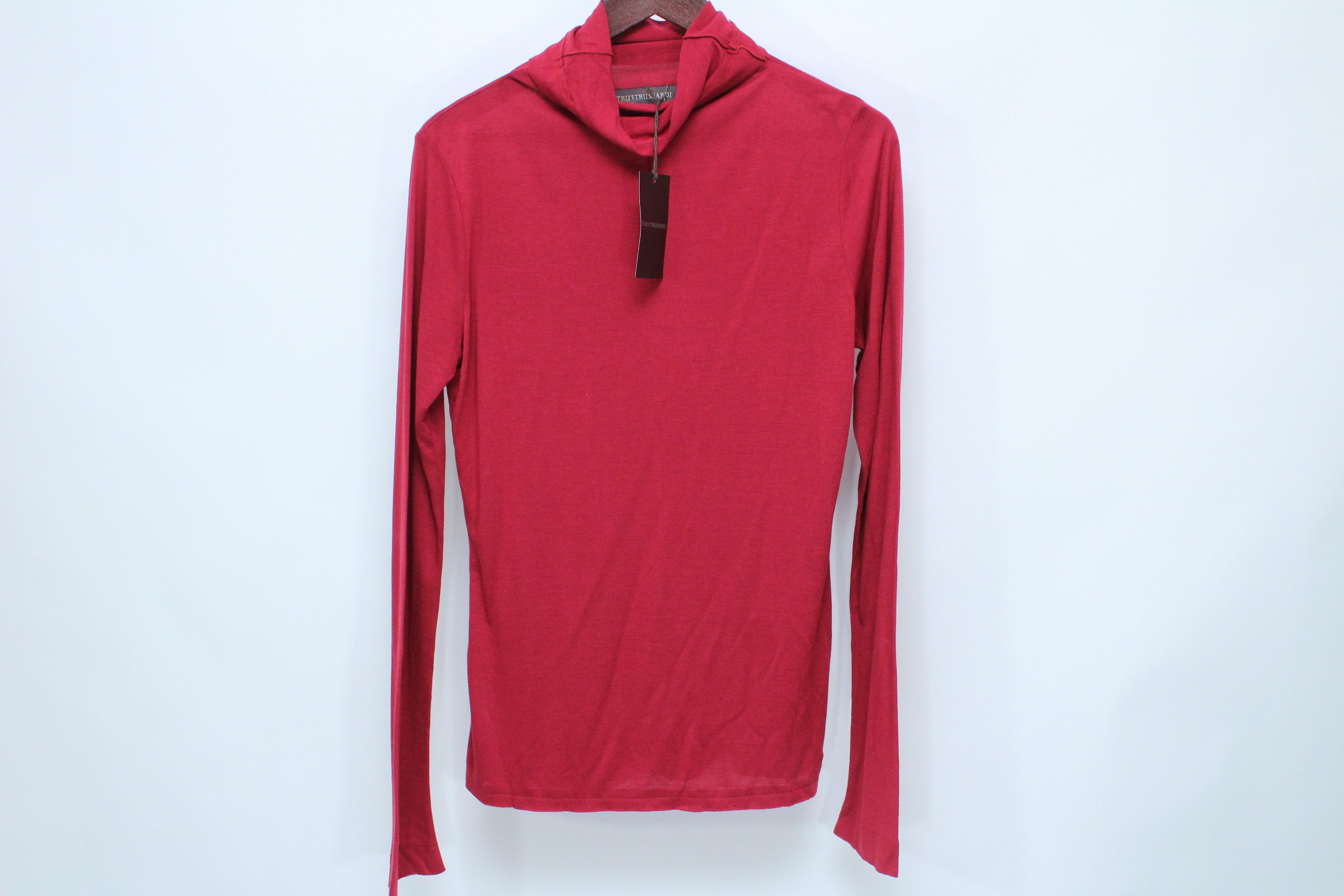 image of Archival Clothing x Avant Garde Trussardi Sweater Womens Size L Authentic Hype in Red