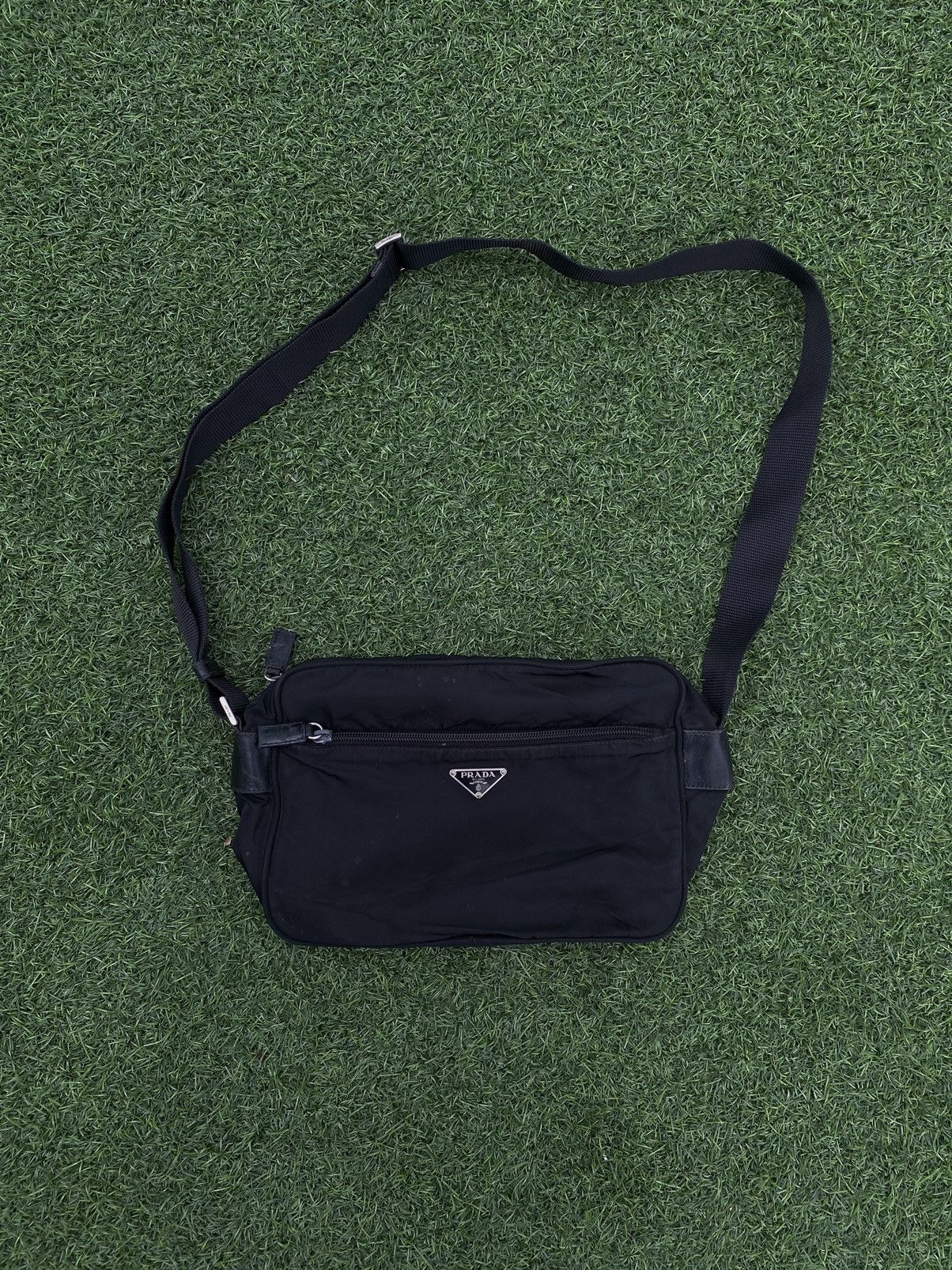Prada PRADA BLACK NYLON CROSSBODY BAG Size ONE SIZE - 2 Thumbnail