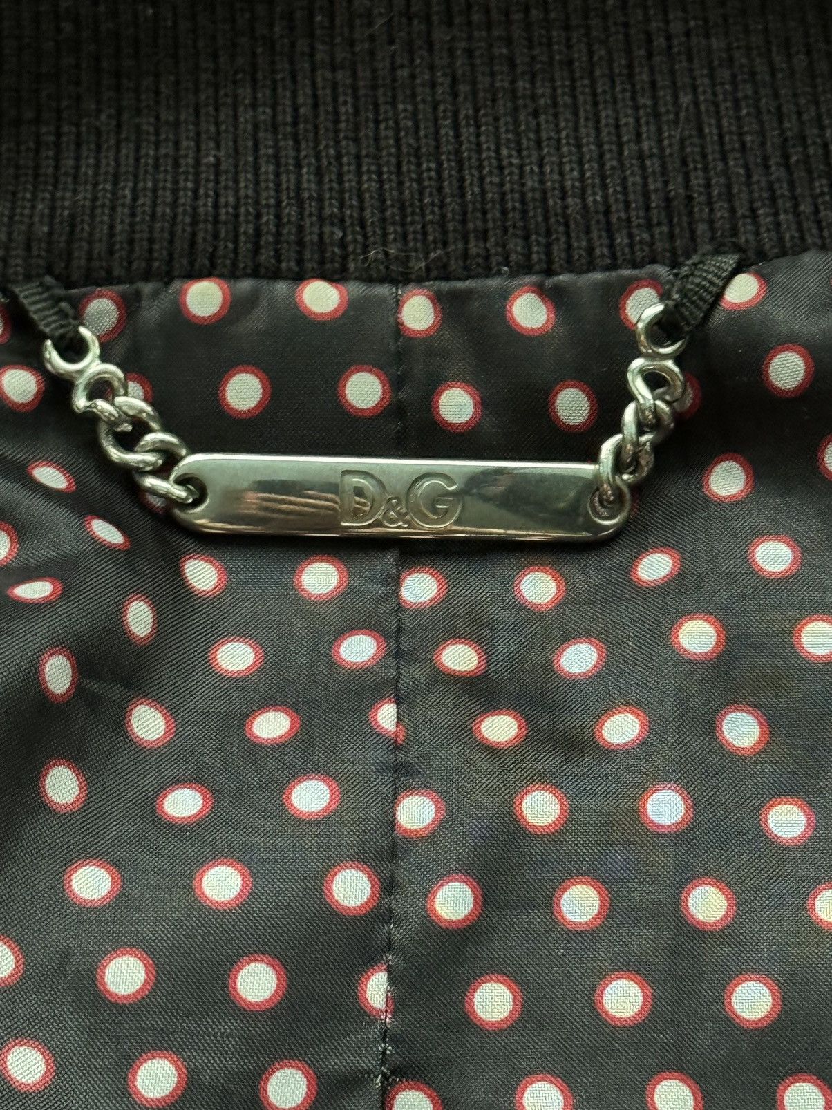 Designer × Dolce & Gabbana Dolce & Gabbana D&G 2000s vintage Y2K nylon + leather jacket Size US L / EU 52-54 / 3 - 9 Thumbnail
