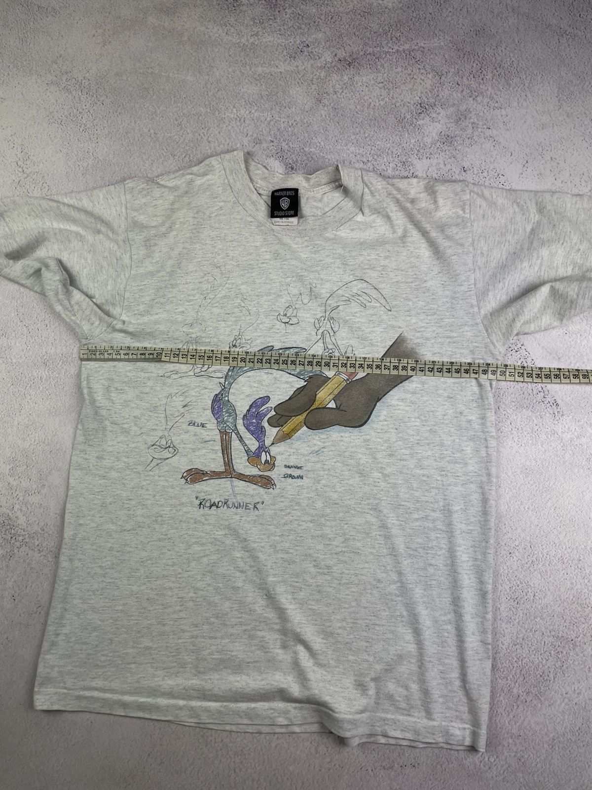 Warner Bros Vintage 1998 Warner Bros Road Runner T-Shirt , grey Size M Size US M / EU 48-50 / 2 - 13 Thumbnail