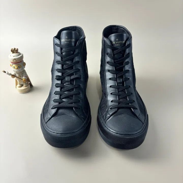 Louis Vuitton Louis Vuitton Tattoo Monogram High-Top Sneakers -2508 Size US 8.5 / EU 41-42 - 2 Thumbnail