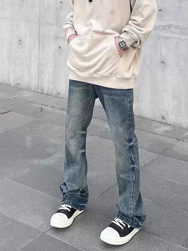 Japanese Brand Kahori x Risa American retro washed distressed flared jeans Size US 32 / EU 48 - 5 Thumbnail