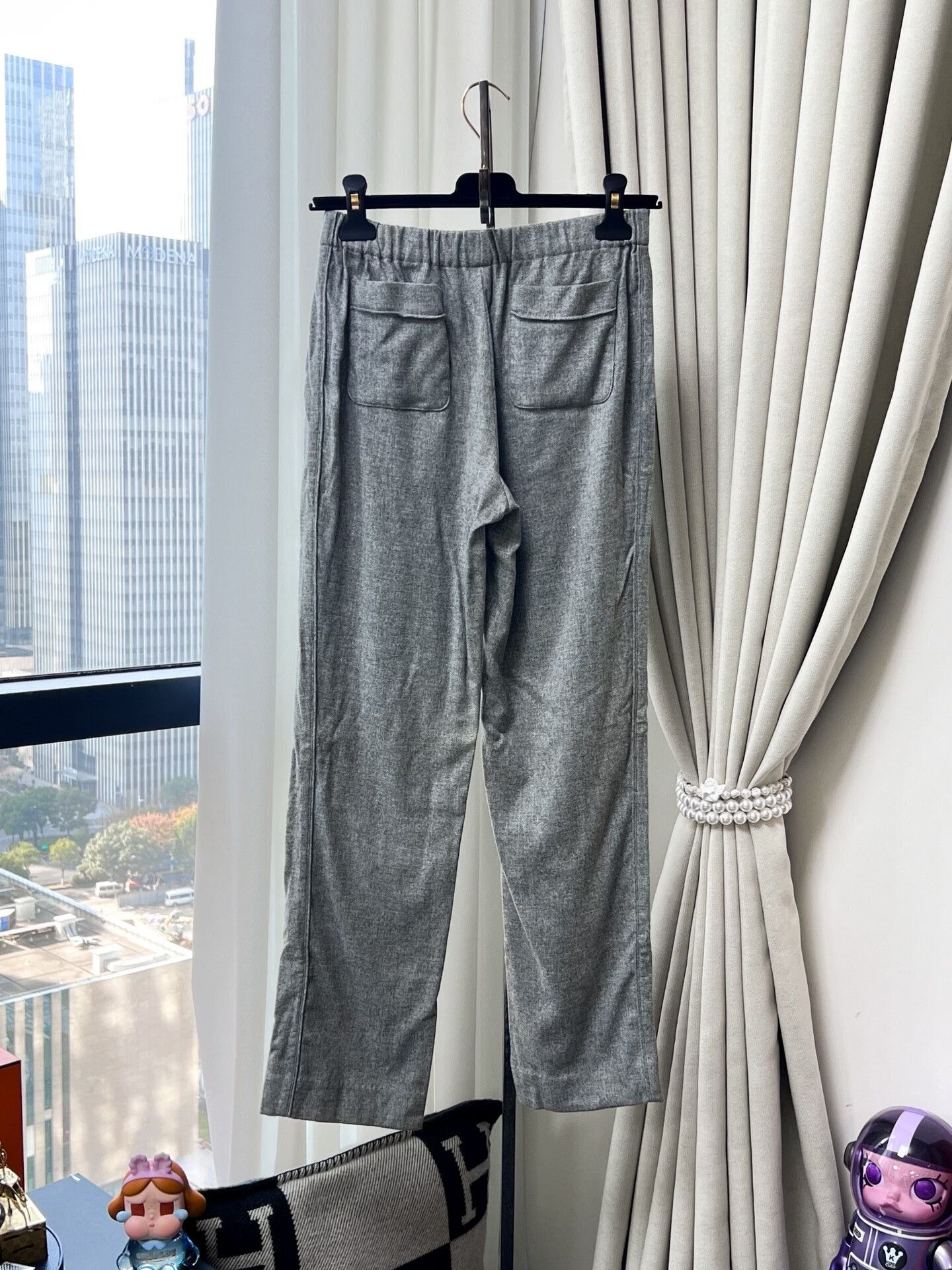 Loro Piana gray cashmere trousers by Loro Piana Size US 38 / EU 54 - 3 Thumbnail