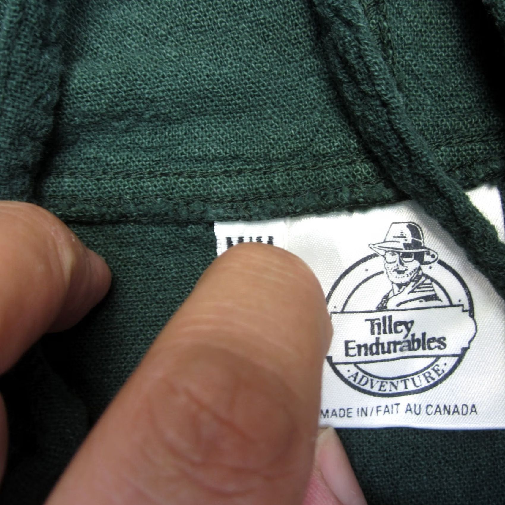 Tilley Tilley Endurables Jacket Mens Medium Green Safari Field Hooded Hiking Outdoors - Casual, Formal, Travel, Workwear - Regular Size US M / EU 48-50 / 2 - 7 Thumbnail