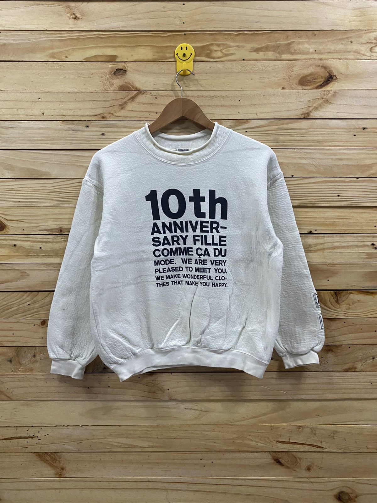 Japanese Brand Comme ca du mode 10th annivesary crewneck Size US M / EU 48-50 / 2 - 1 Thumbnail