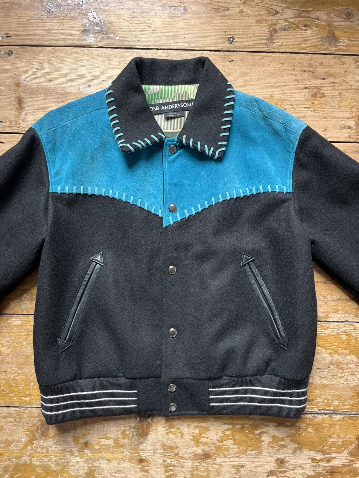Andersson Bell Andersson Bell Western Varsity Bomber Jacket Size S / US 4 / IT 40 - 3 Thumbnail