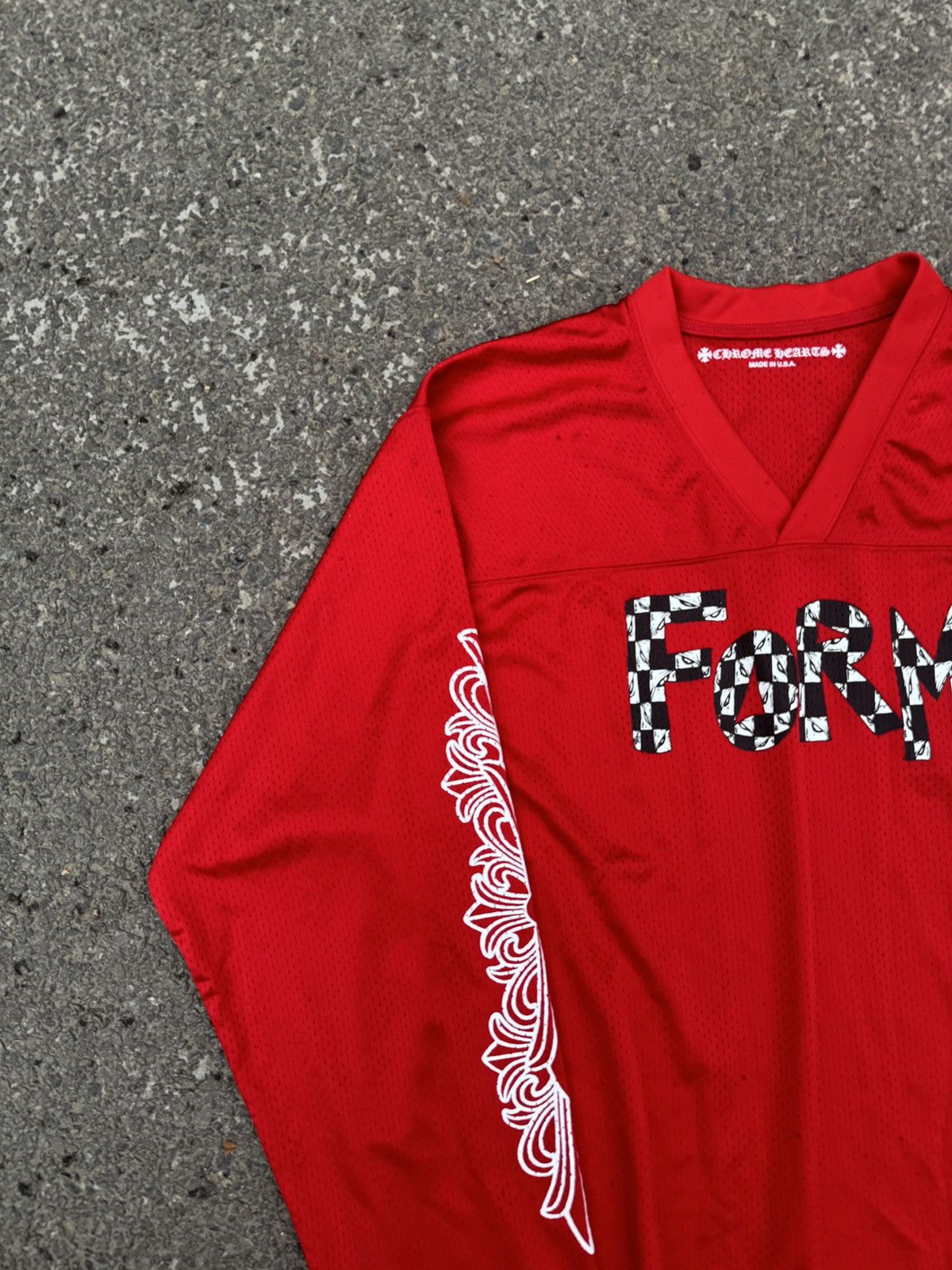Chrome Hearts Chrome Hearts "TEAM" CNY Exclusive Mesh Longsleeve Sz.XL Size US XL / EU 56 / 4 - 3 Thumbnail