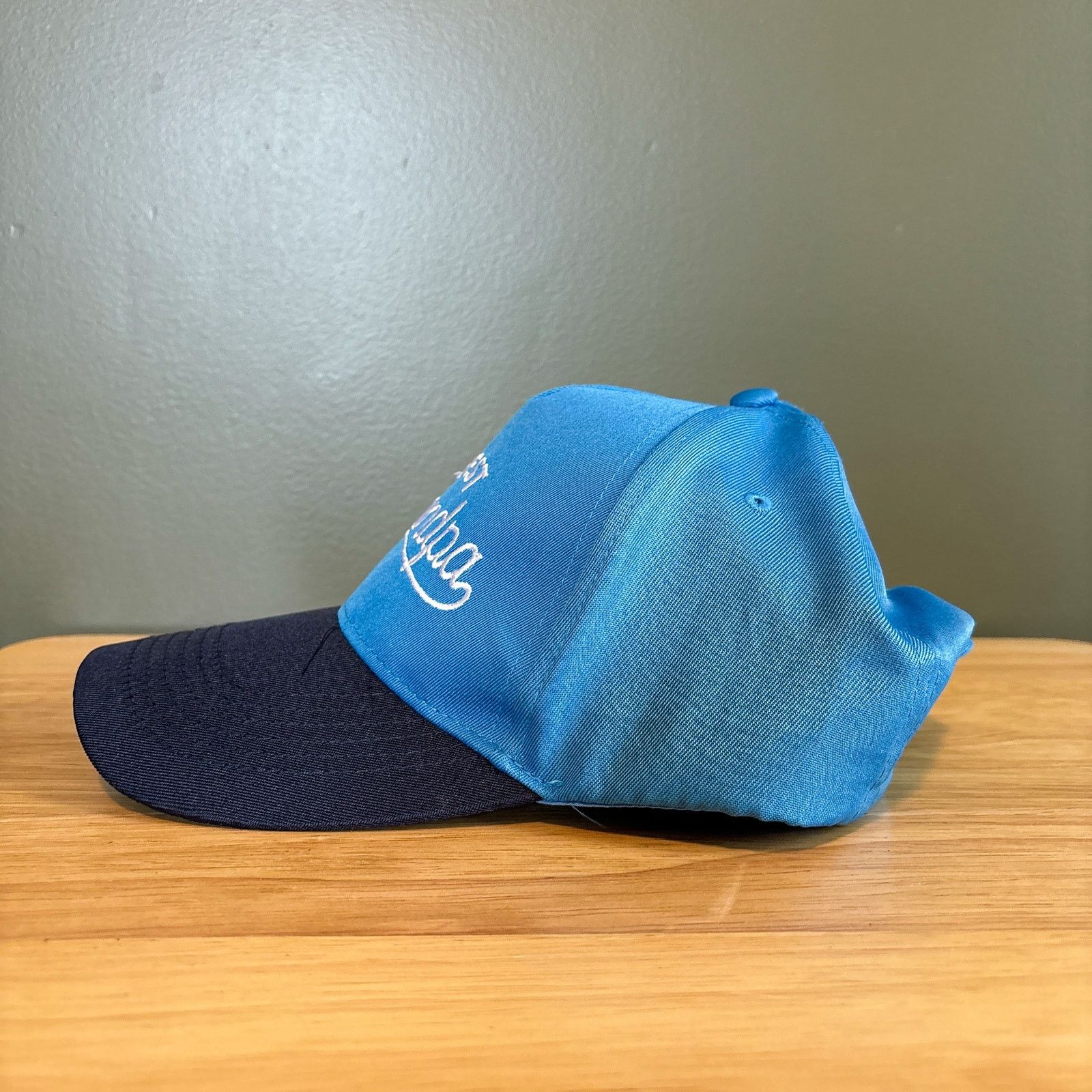 Other Best Grandpa Blue Embroidered Velcro Hat Size ONE SIZE - 6 Thumbnail
