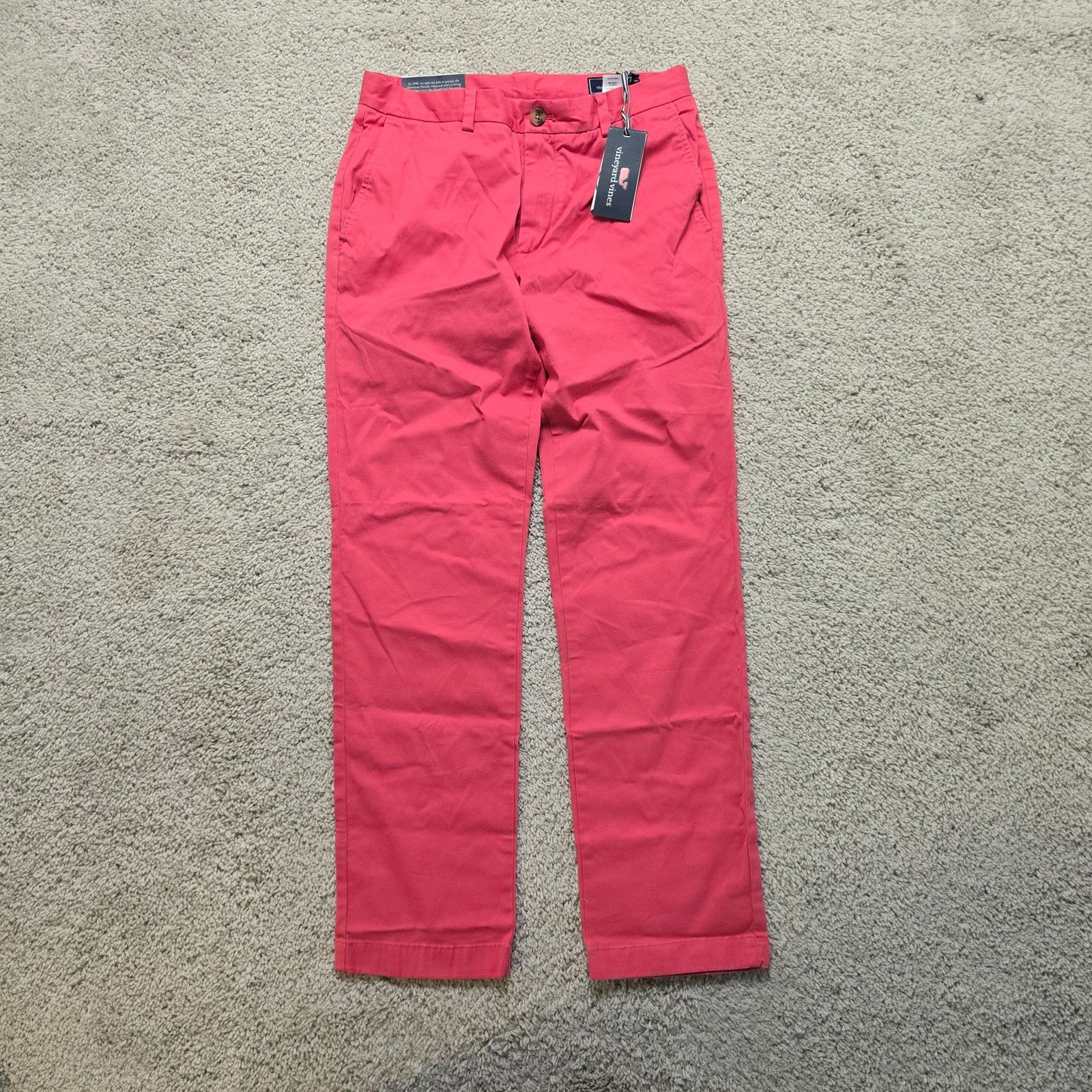 Vineyard Vines Vinyard Vines Breaker Pants Mens 30x32 Hot Pink Golf Party Size US 30 / EU 46 - 1 Thumbnail